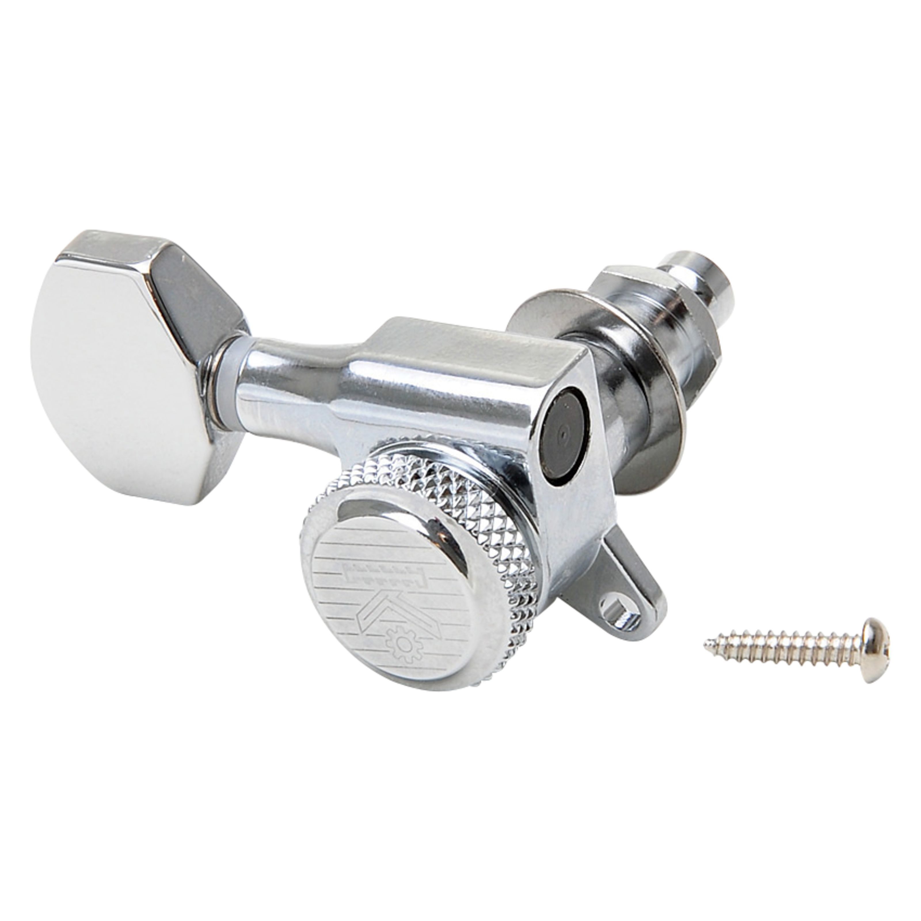 Kluson Gitarrenmechanik-Set, (ersatzteile für Gitarren, Mechaniken), MBSL6RC Backlock Tuners 6R Chrom - Gitarren Mechanik