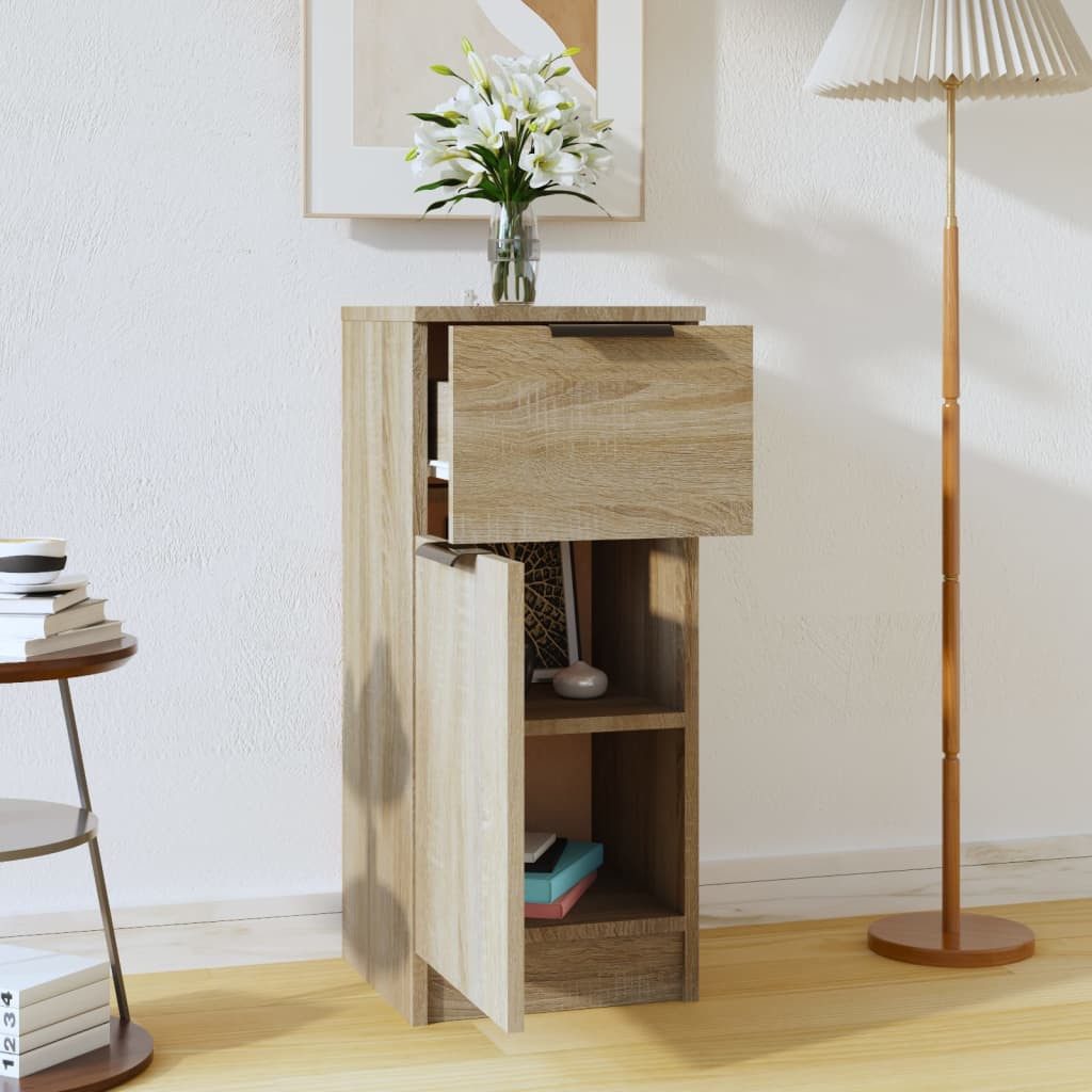 vidaXL Sideboard, Kommode Sonoma-Eiche 30x30x70 cm günstig online kaufen