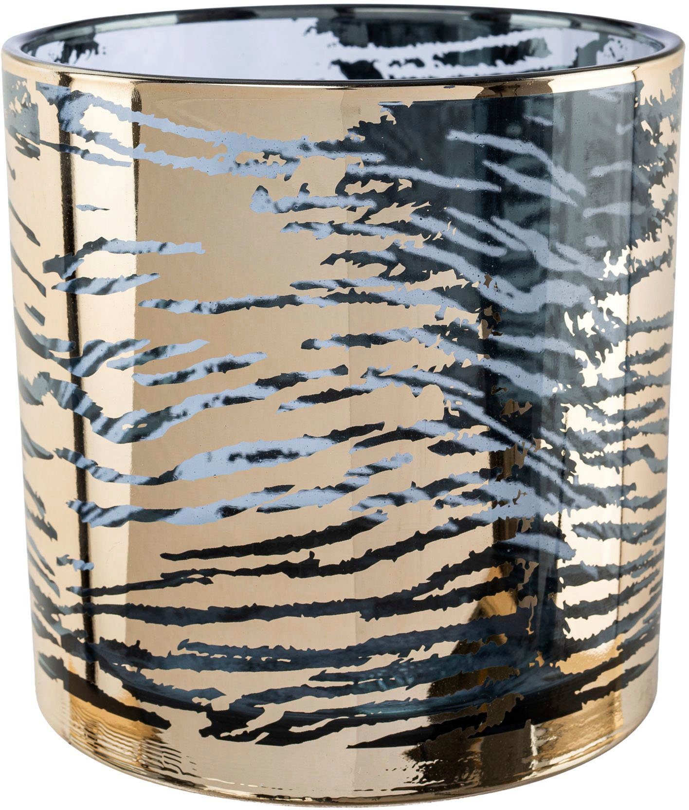 Creativ home Windlicht Торшеры LEOPARD (1 St), Настольные лампы aus Glas, Höhe ca. 15 cm