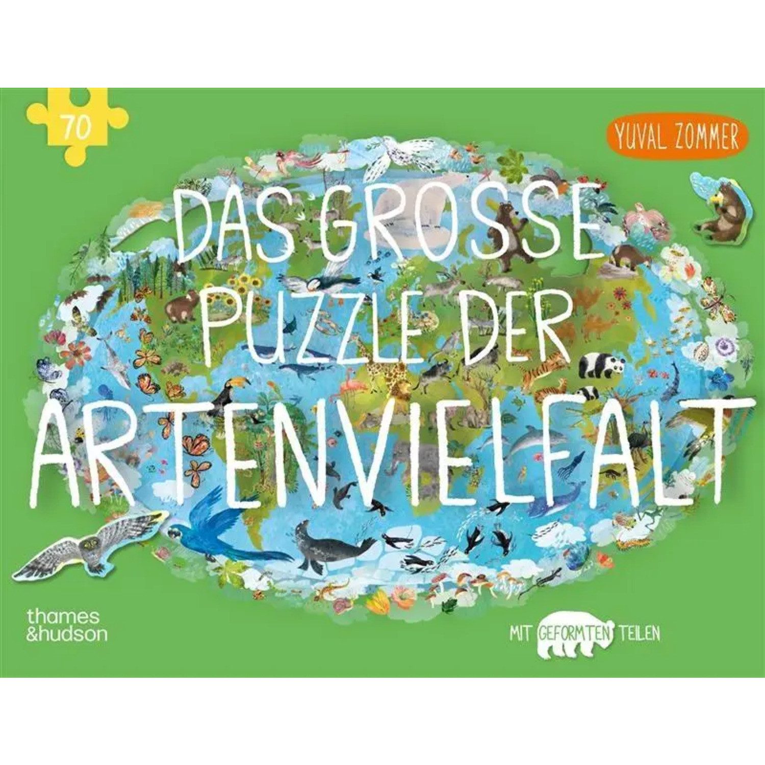Laurence King Puzzle Das große Puzzle der Artenvielfalt - 70 Teile, 70 Puzzleteile