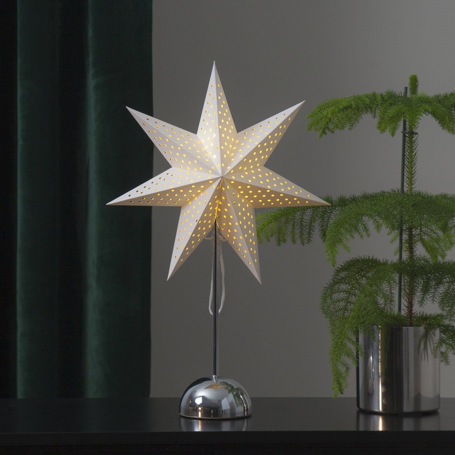 STAR TRADING LED Stern »LED Papierstern Lottie Weihnacht Leuchtstern