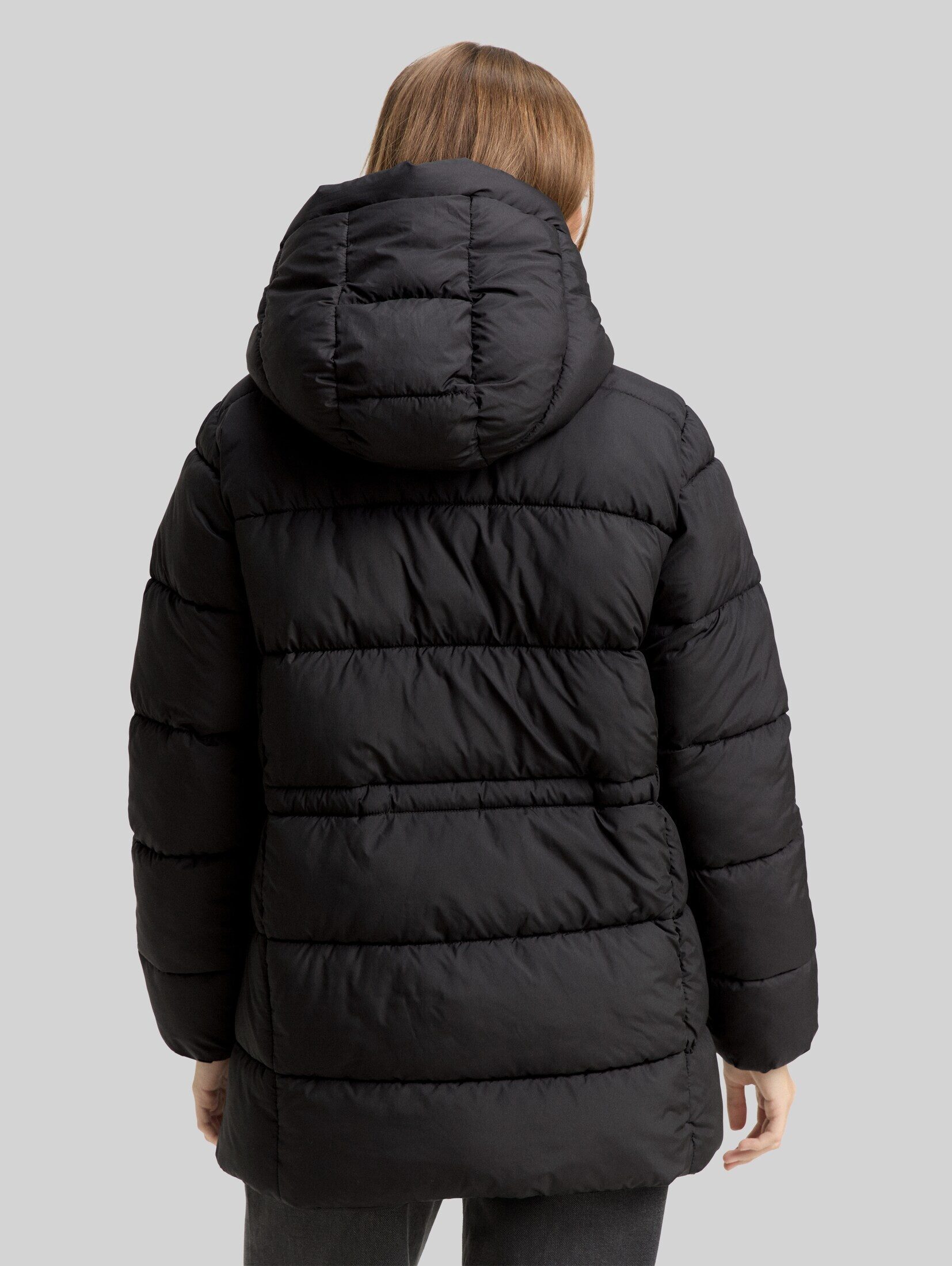 TOM TAILOR Denim Steppjacke Jacken Puffer-Mantel mit Knopfleiste