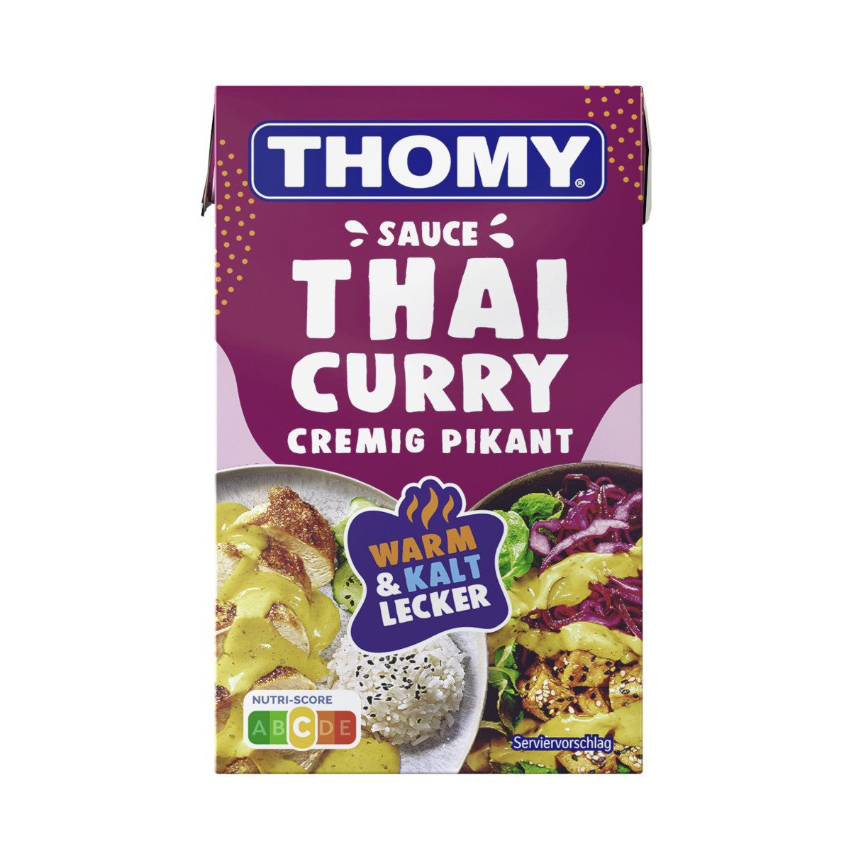 THOMY Gewürz, Thomy Les Sauces Thai Curry Style cremig-pikant Packung 250ml
