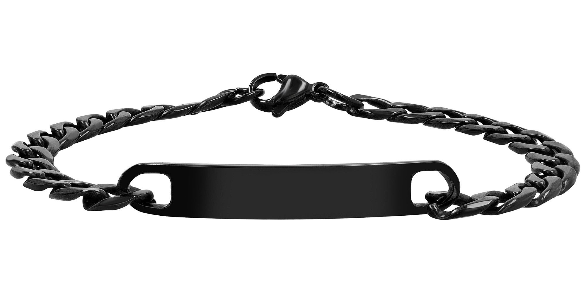 Armband Armband – Panzerarmband aus Edelstahl 23 cm