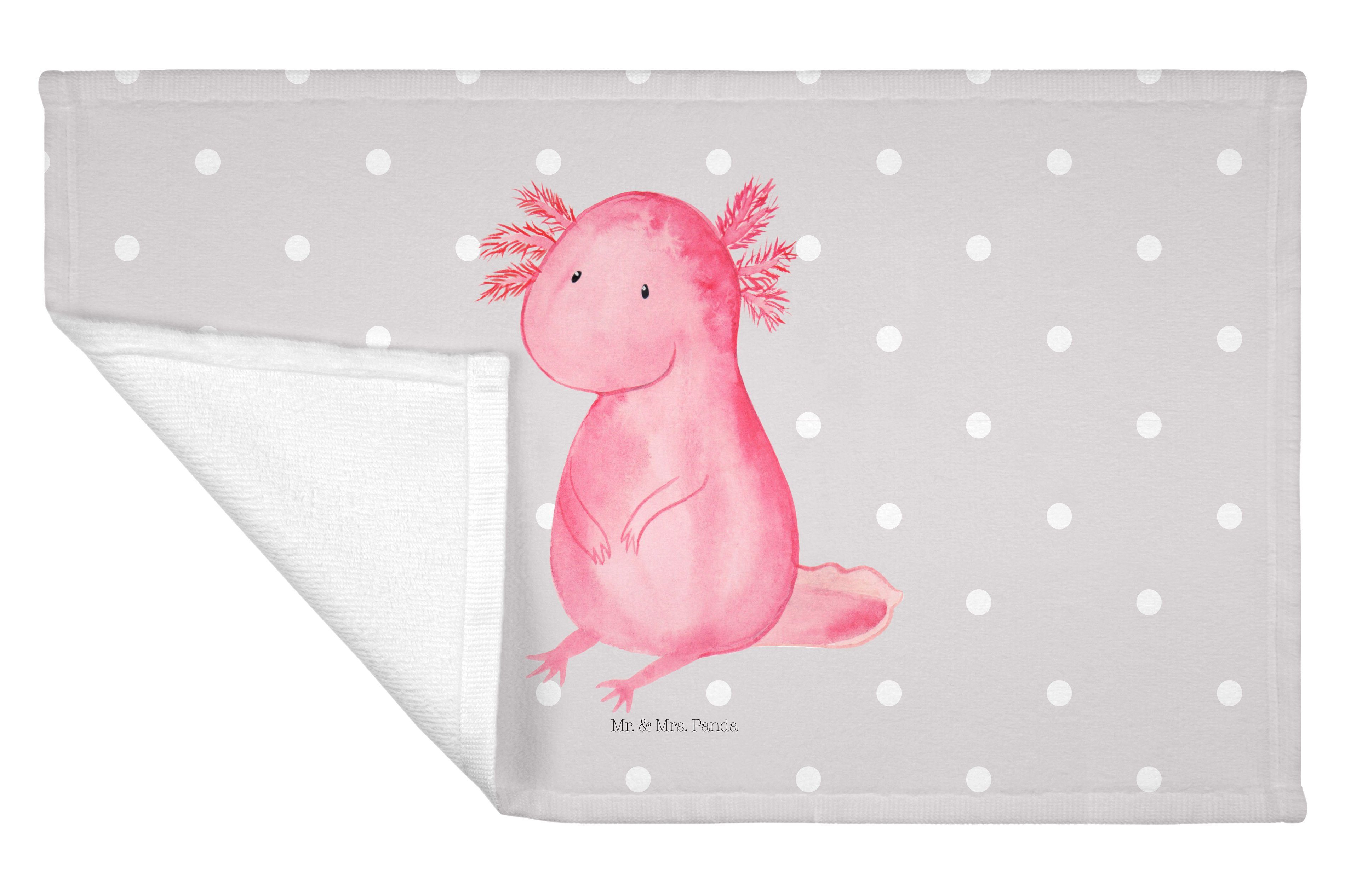 - Kinder Handtuc, Weisheit, Pastell - (1-St) Axolotl Handtuch vergnügt, Panda Grau & Mrs. Geschenk, Mr.