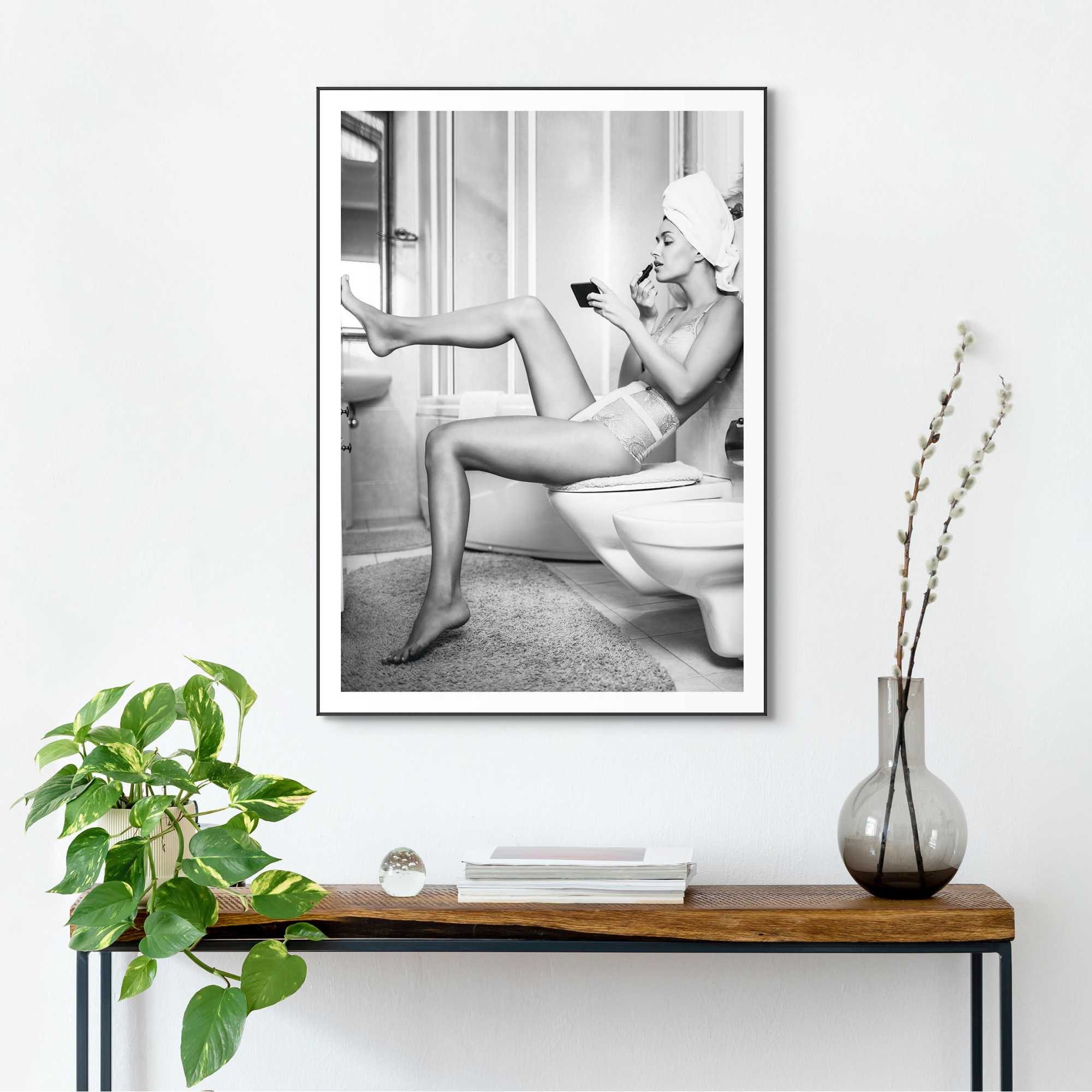 Bild mit Rahmen Getting Dressed
