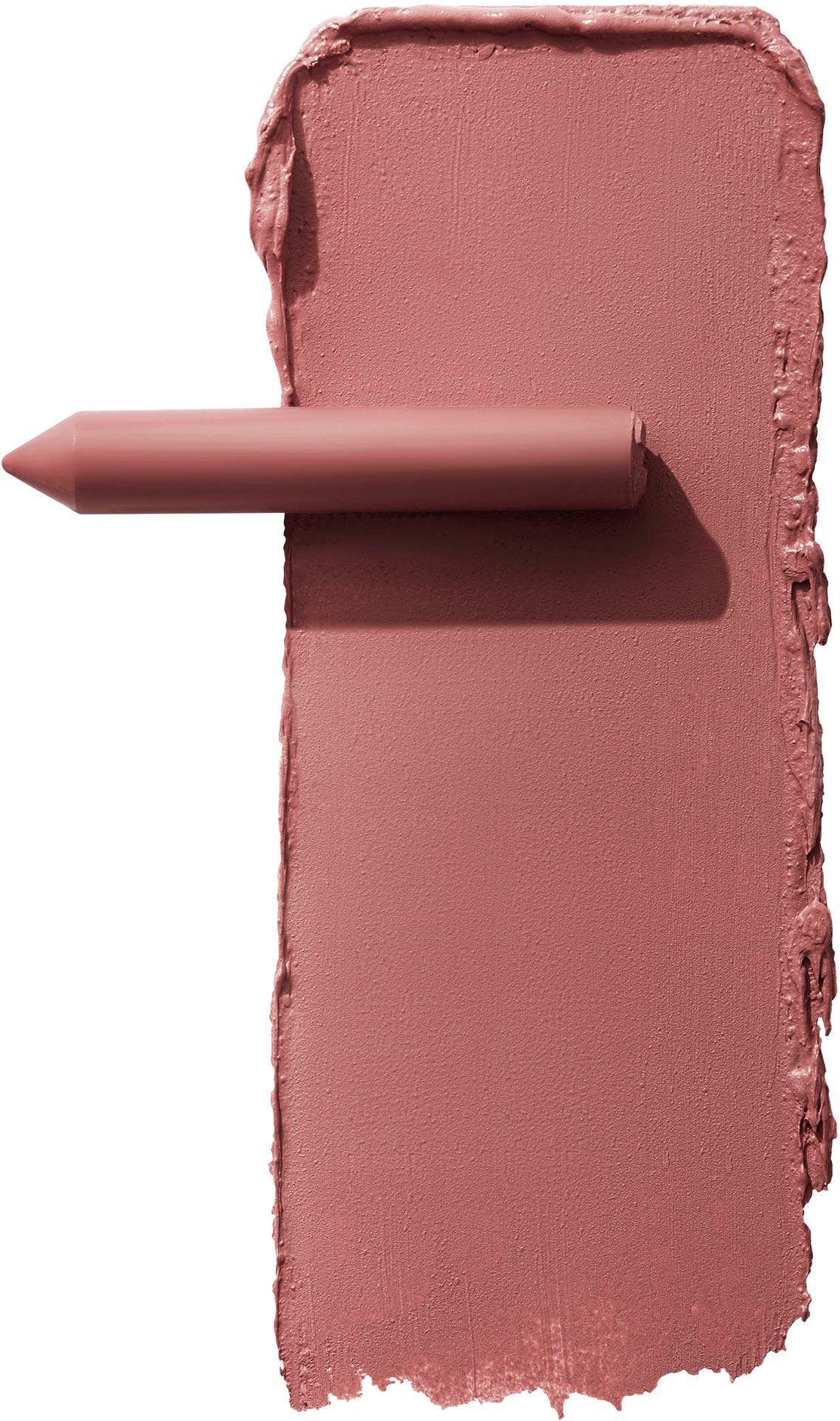MAYBELLINE NEW YORK Lippenstift SUPER STAY INK CRAYON, matter Lippenstift in klassisch origineller Stiftform