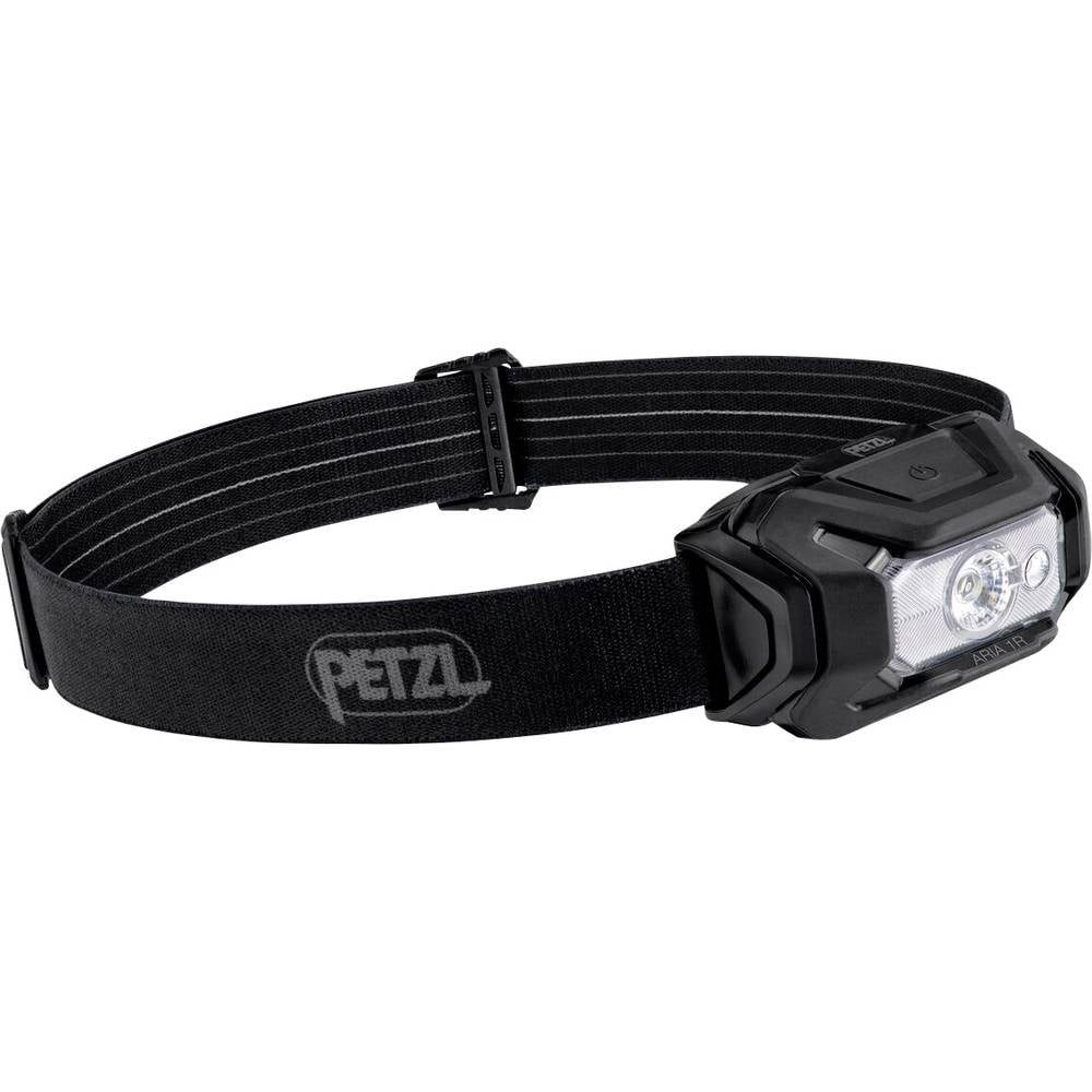 Petzl LED Stirnlampe ARIA® 1R RGB LED Stirnlampe akkubetrieben, Li-Ionen Akkus oder, abnehmbar, verstellbar, mit USB-Schnittstelle