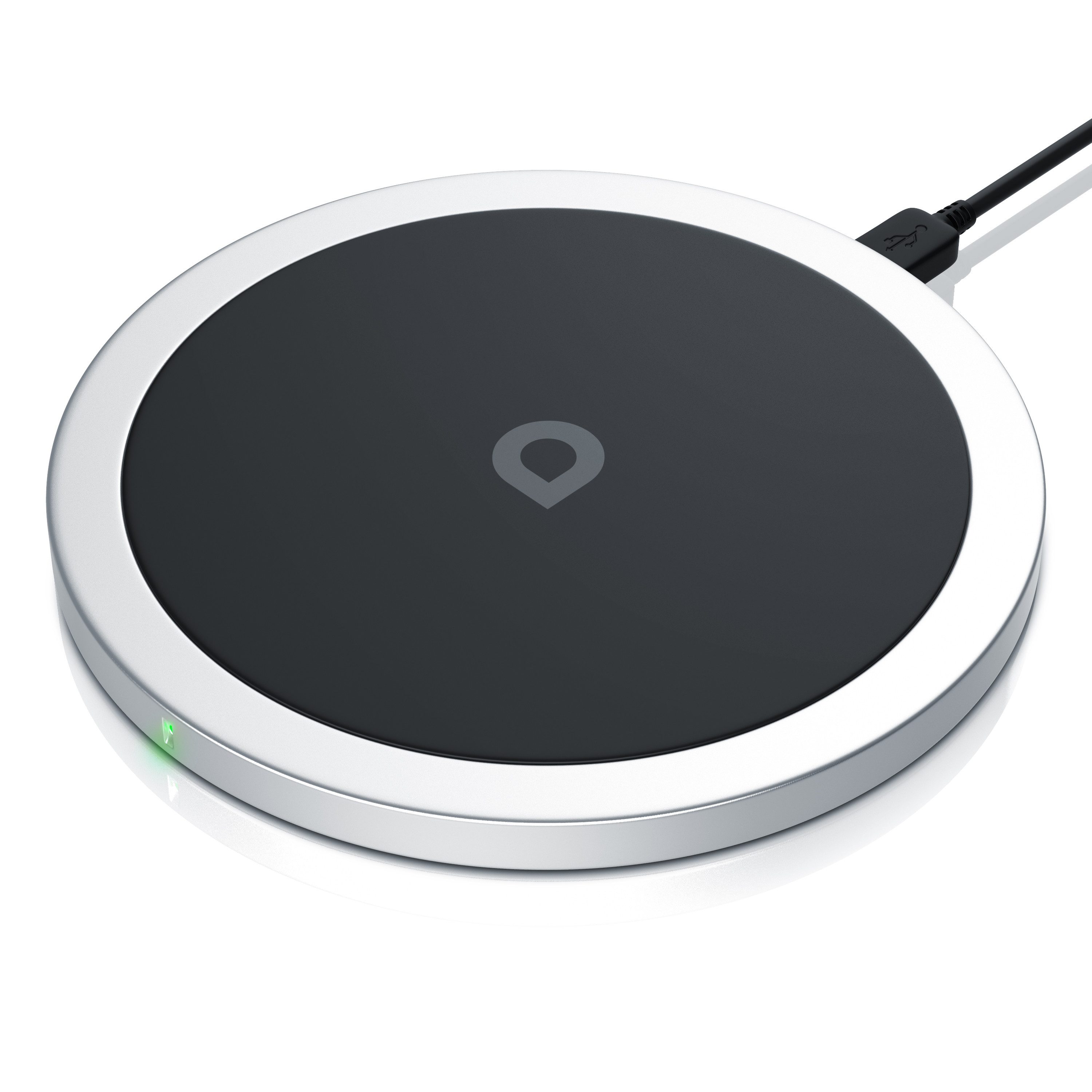 Aplic Schnelles Kabelloses Ladepad, Qi-Zertifiziert, Fast Wireless Charger Induktions-Ladegerät (10W Max, kompatibel mit iPhone, Samsung, Xiaomi, Huawei, Google, Honor)