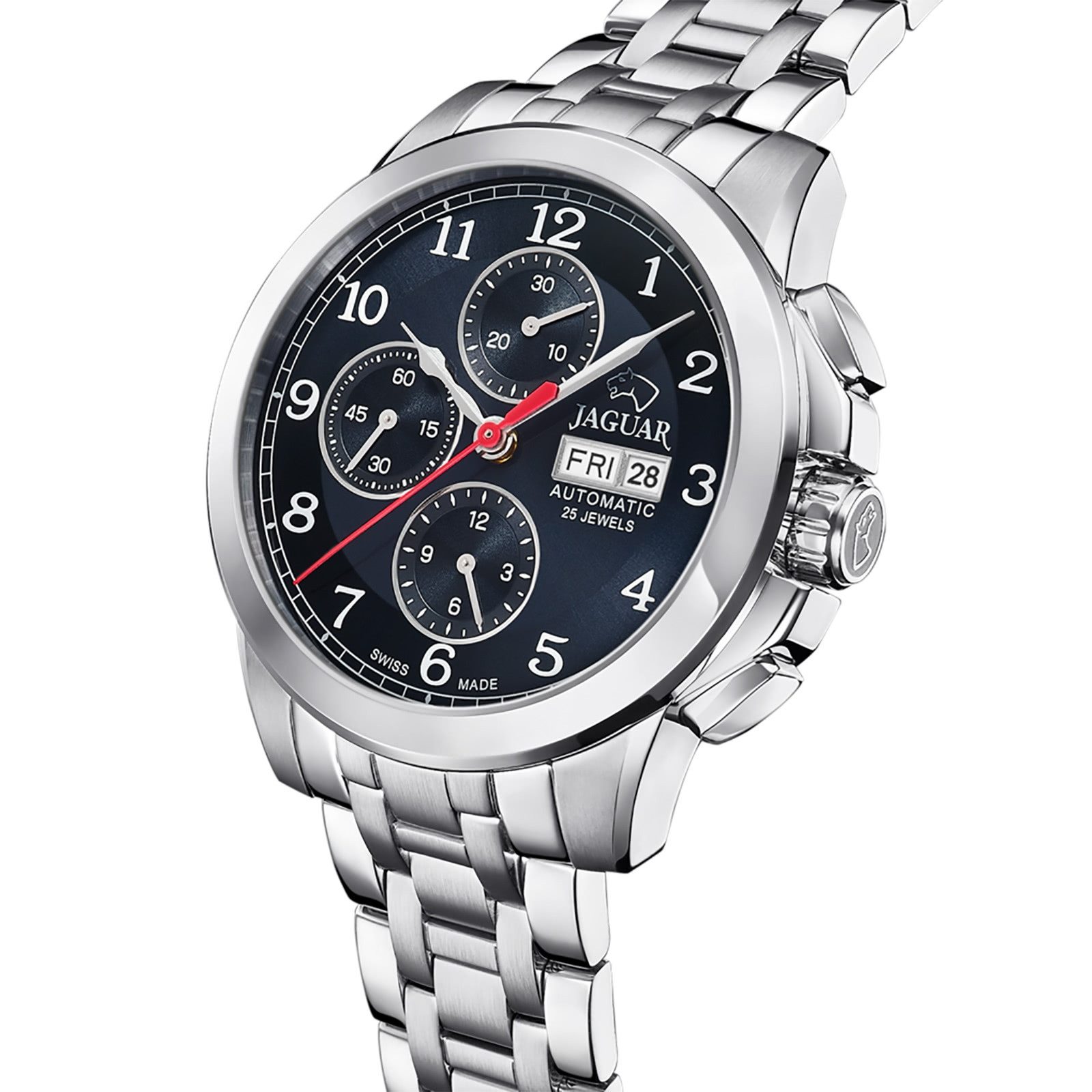 JAGUAR Chronograph Jaguar Herrenuhr Edelstahl silber günstig online kaufen