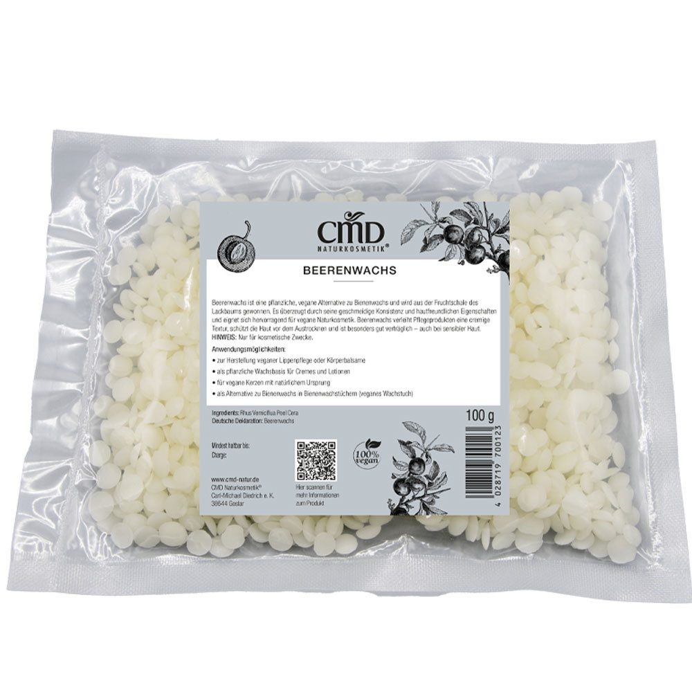 CMD Naturkosmetik Gesichtspflege Beerenwachs in Pellets, 100 g