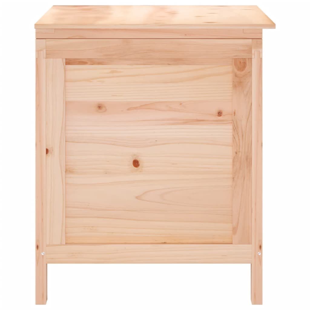 Natur Auflagenbox Gartentruhe 50x49x56,5 cm vidaXL Kissentruhe Holz Auflagenbox