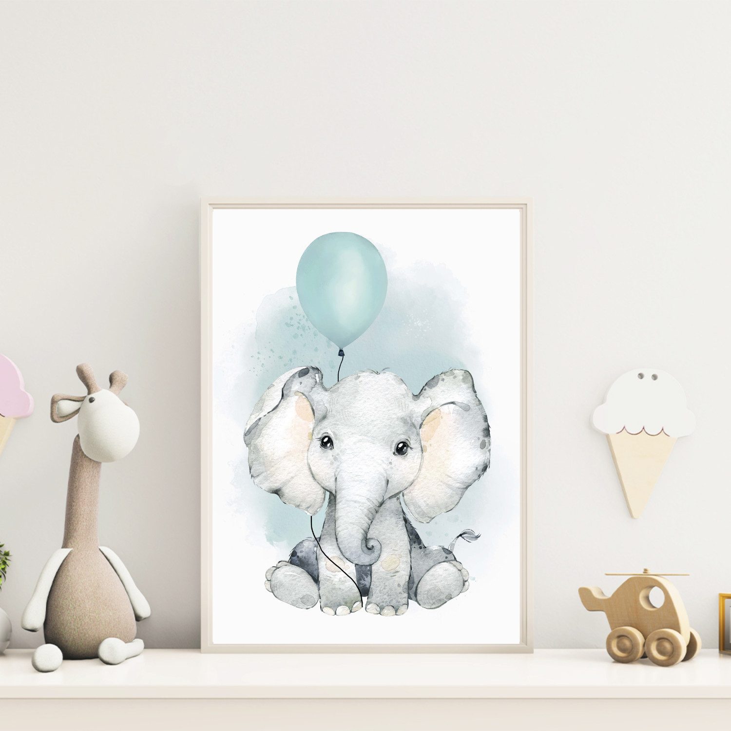 MeinBaby123® Poster Bilder Kinderzimmer, Poster Kinderzimmer Deko, Babyzimmer Deko, Spruch Wandbilder, Boho, Tiere – Bild 5 von 5