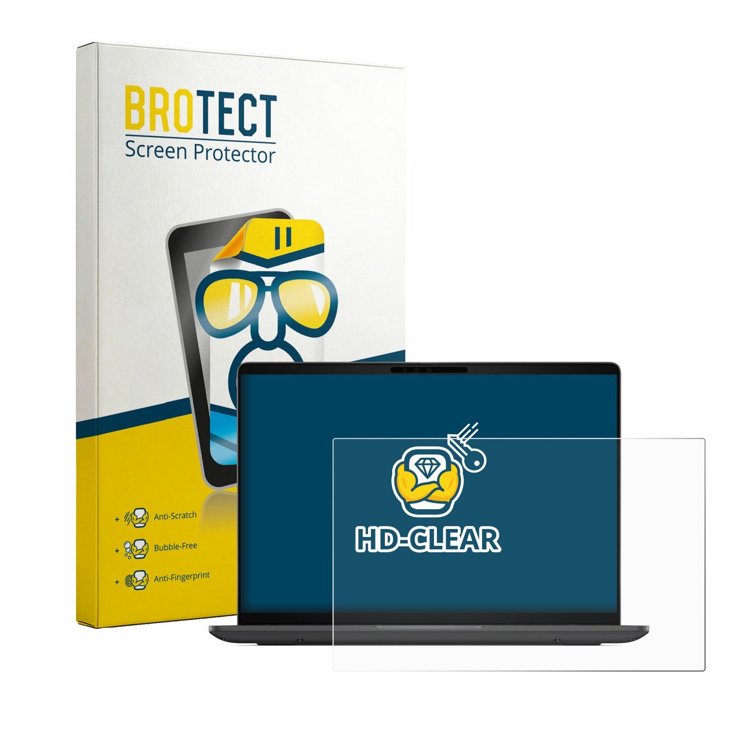 BROTECT Displayschutzfolie Schutzfolie für Dell Pro 5 Series 14 P514260, Displayschutz Schutz Folie Klar Transparent