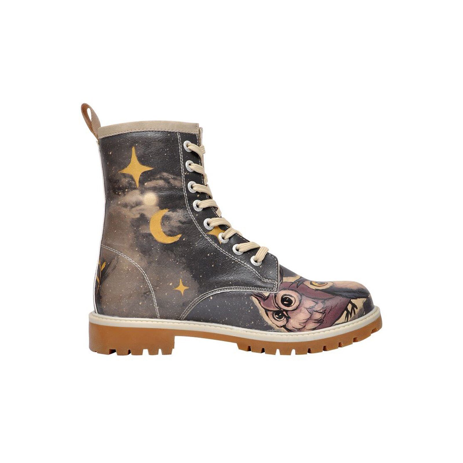 DOGO Longe Boots Schnürstiefel It Wasn't Me Damen Stiefeletten, Schnürboots Handgefertigt