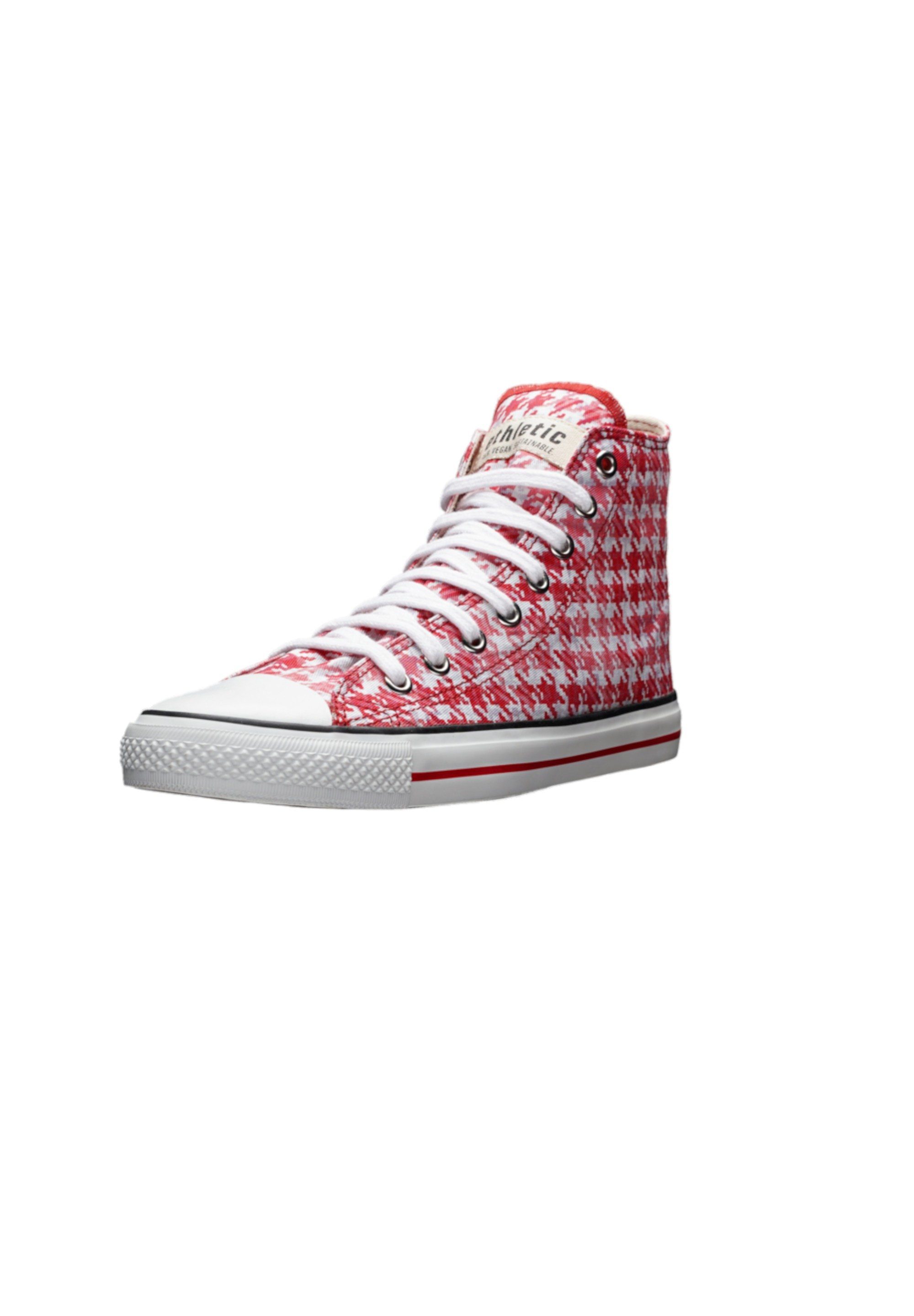 Pink Sneaker ETHLETIC - White Produkt Cap Cut Hi Fairtrade Tweed White Just