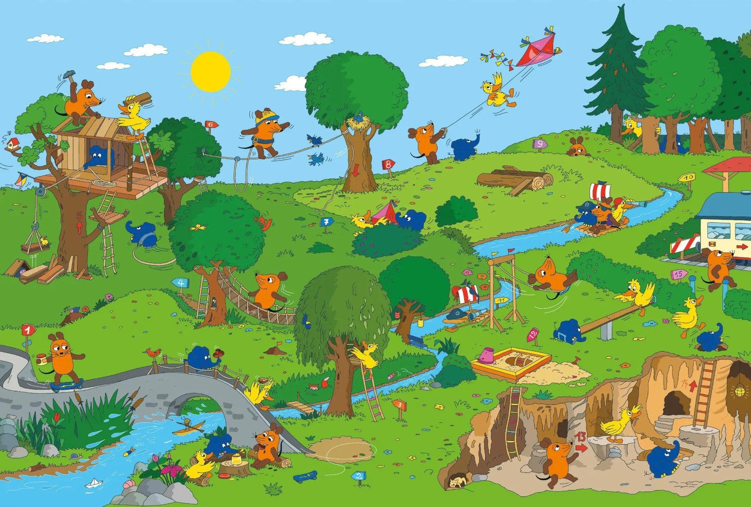 Schmidt Spiele Puzzle Im Spielpark, 100 günstig online kaufen