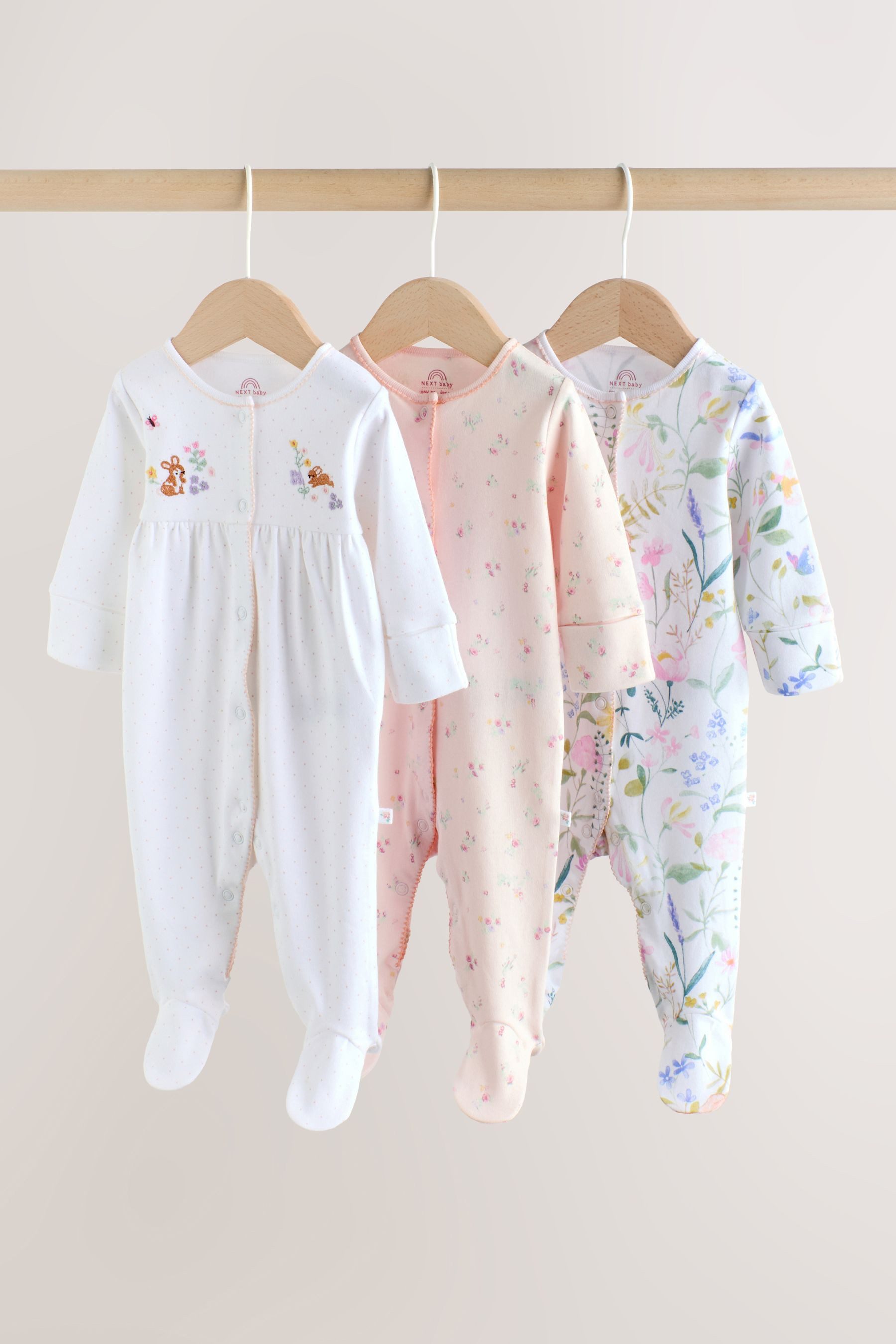 Schlafoverall Baby-Schlafanzüge, 3er-Pack