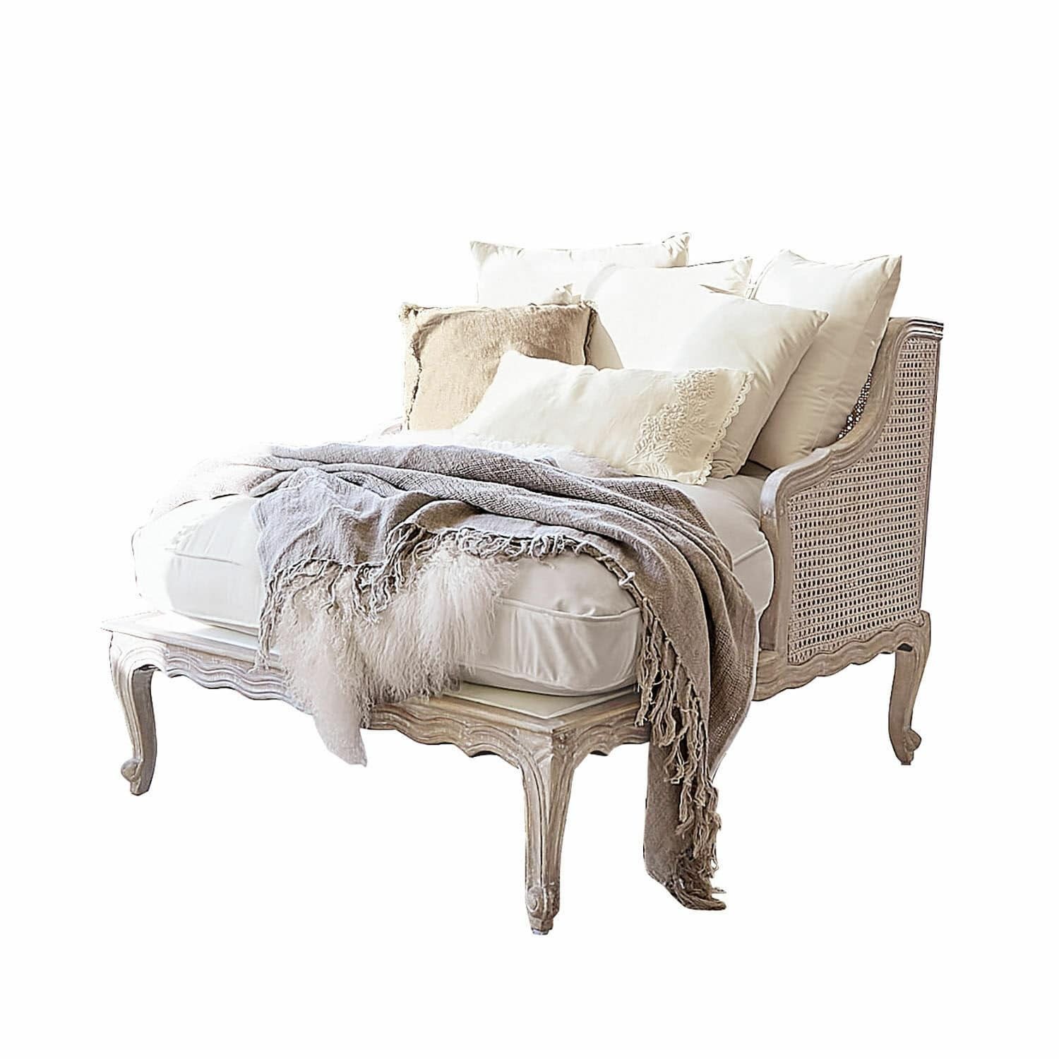 Mirabeau Sofa Chaiselongue Dronne creme
