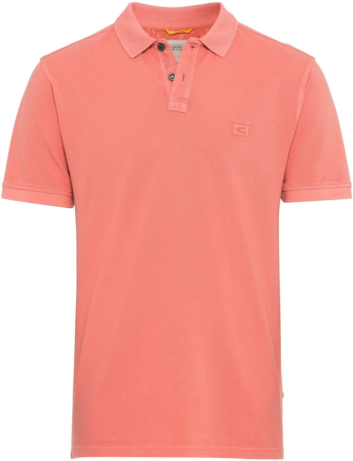 Poloshirt camel red active Coral