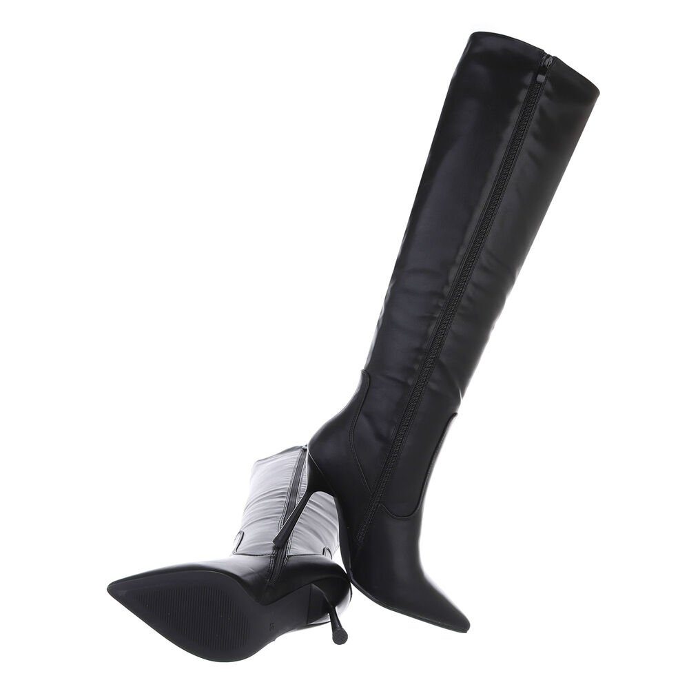 Ital-Design Damen Elegant High-Heel-Stiefel (81809991) Pfennig-/Stilettoabs günstig online kaufen