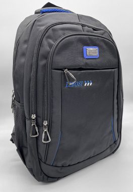Egomaxx Rucksack Hardshell Rucksack Backpack Gepolstert Libosi Design (1-tlg., sportlich), 4338 in Schwarz-Blau