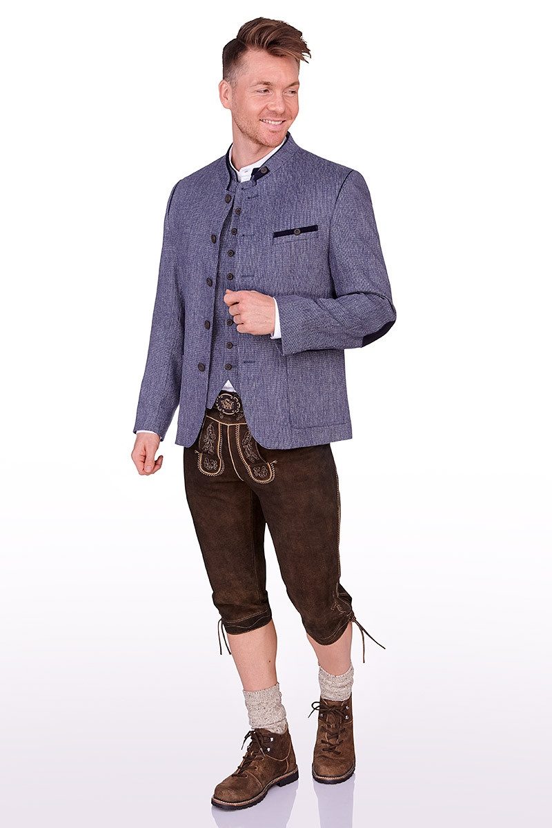 Hammerschmid Trachtenjanker Janker - SEBASTIAN - blau