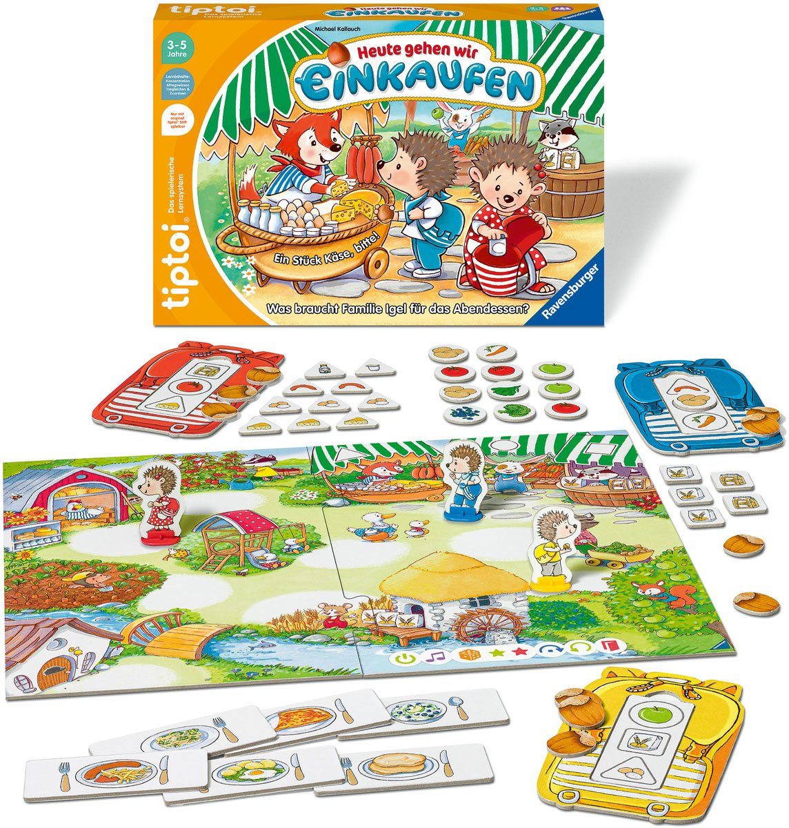 Ravensburger Spiel tiptoi® Heute gehen wir einkaufen, Made in Europe