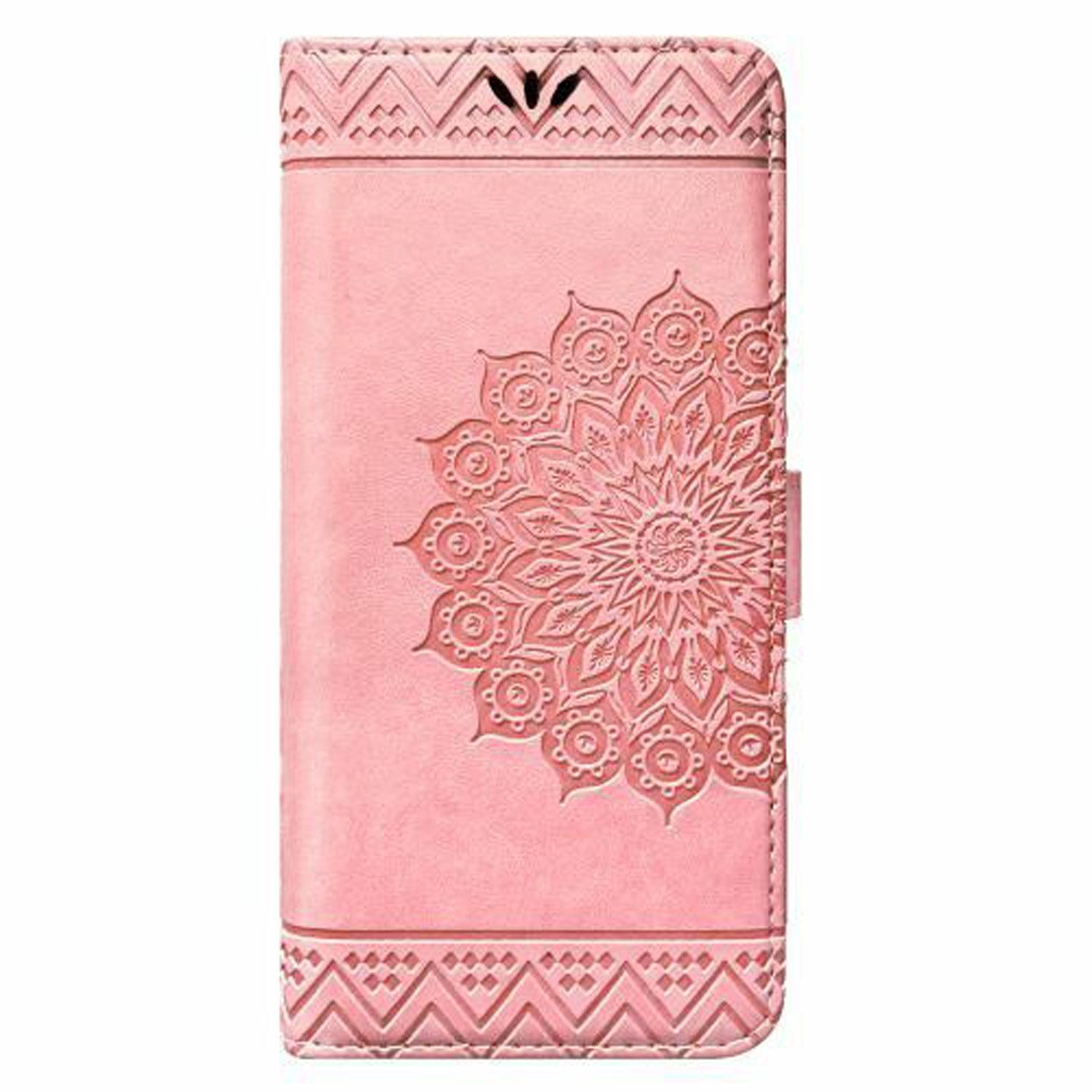 betterfon Handyhülle Handytasche für LG K40S Klapphülle Flip Case Rosegold, Wallet Case mit Kartenfächern Magnetverschluss und weicher Innenhülle