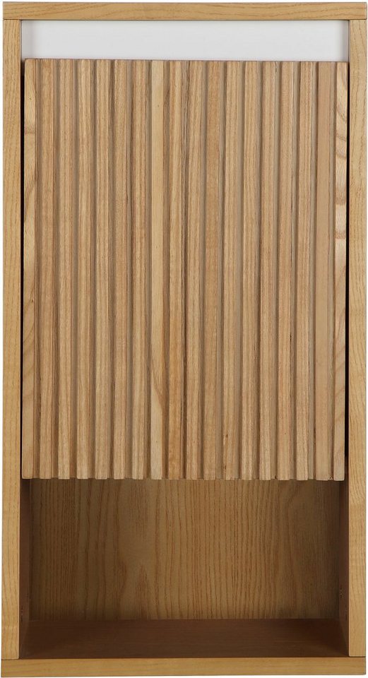 andas Hängeschrank Falun Badmöbel mit Rille, Badschrank, Breite 35 cm