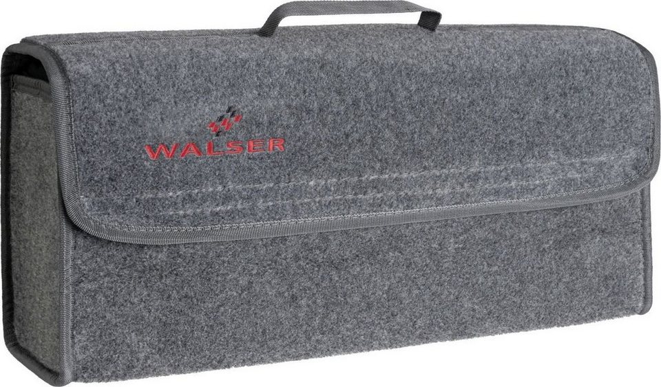 WALSER LED Schrankinnenraumbeleuchtung Walser Toolbag Kofferraumtasche  Größe L grau