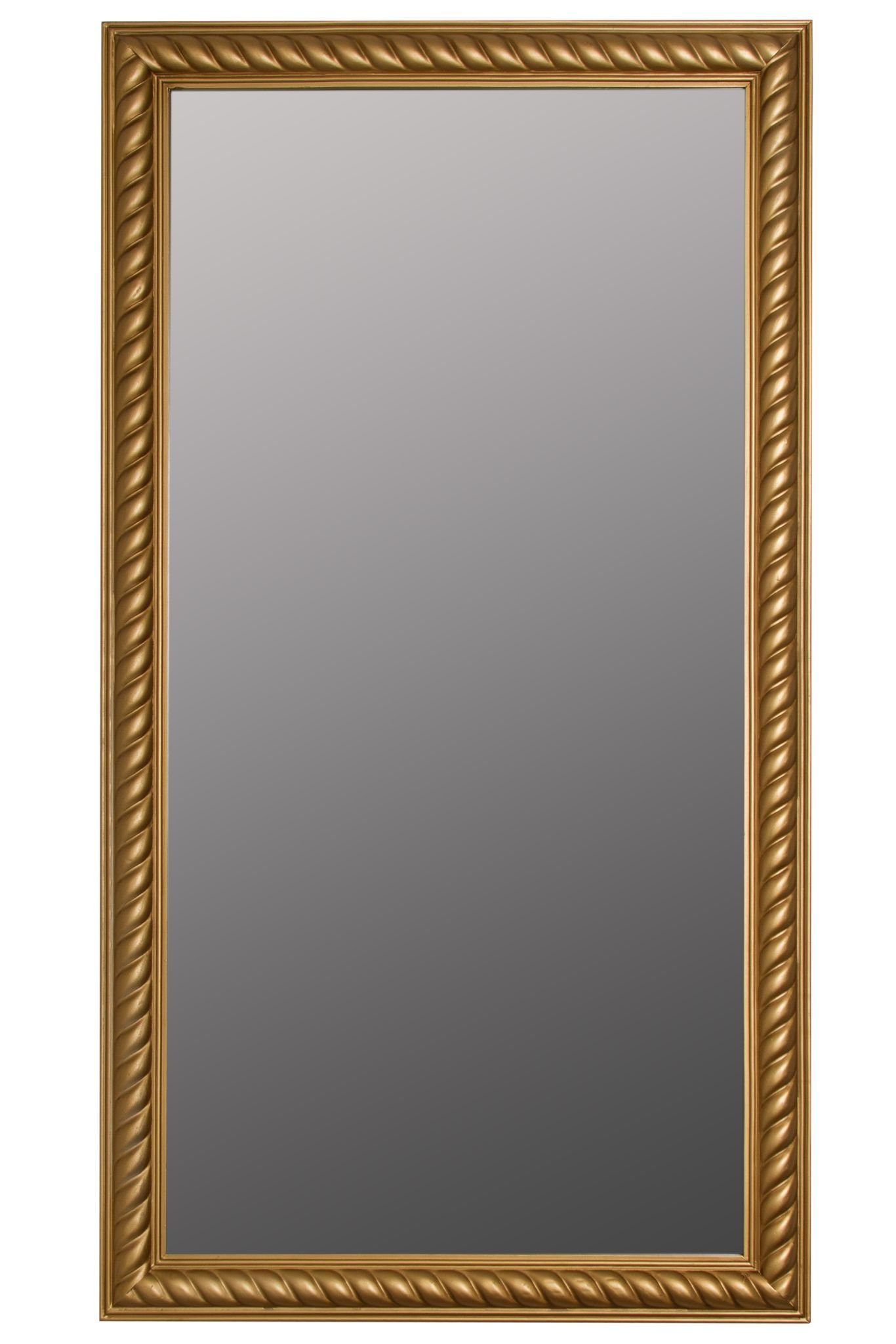 elbmöbel Wandspiegel Wandspiegel Spiegel Badezimmerspiegel, Wandspiegel: Kordelrahmen 72x132x7 cm holz gold vintage gold antik | gold