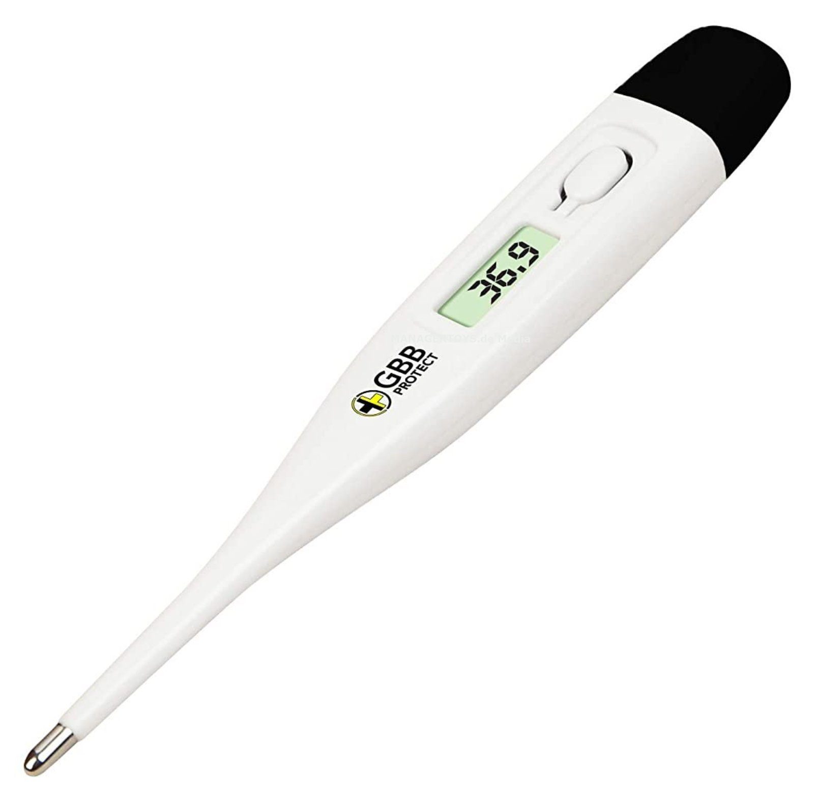 LCD PROTECT Thermometer Fieberthermometer GBB + Display Digitales Batterie Fieber