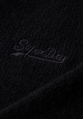 Superdry Stehkragenpullover ESSENTIAL EMB KNIT HENLEY