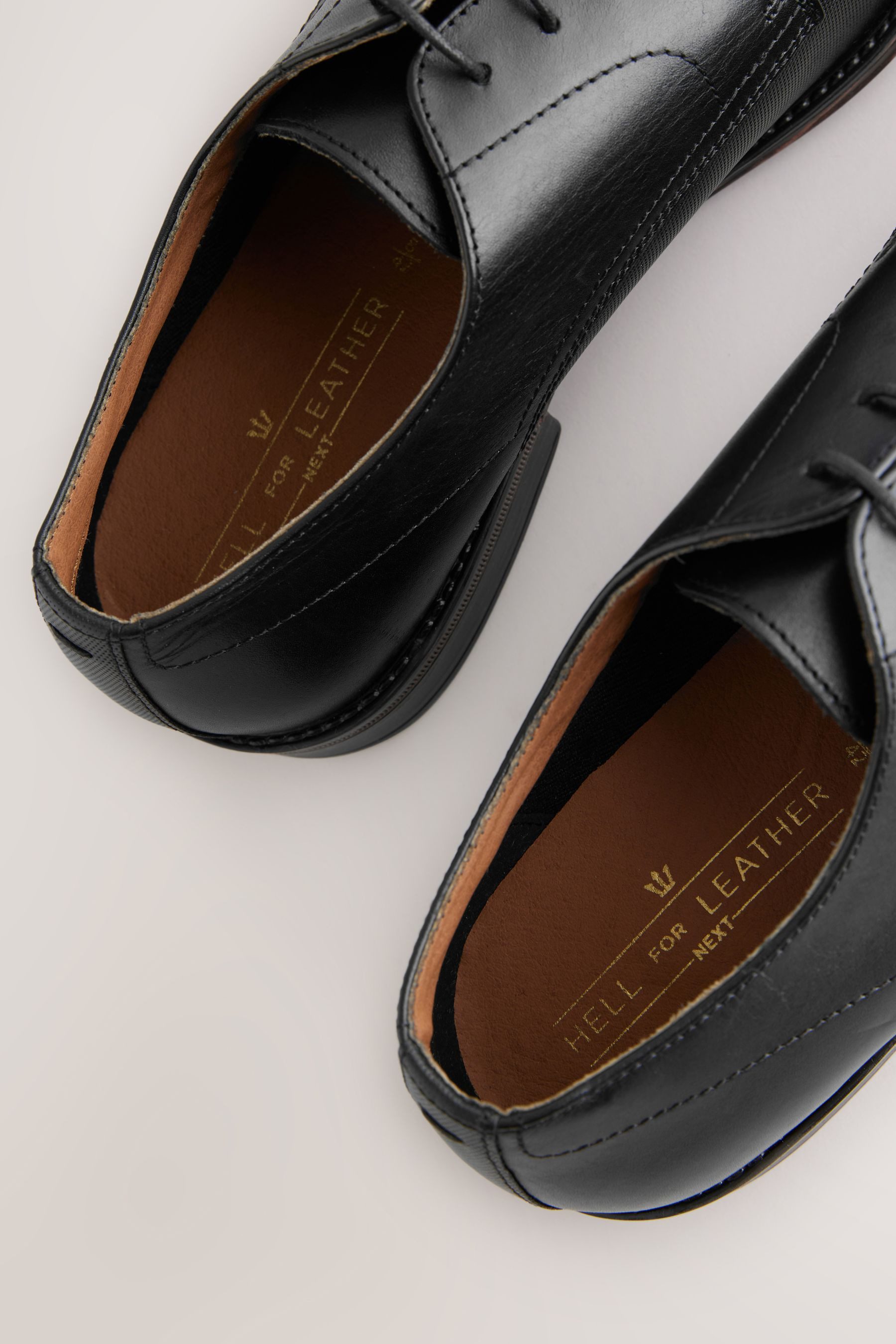 Next Derby-Schuhe aus Saffiano-Leder Slipper (1-tlg)