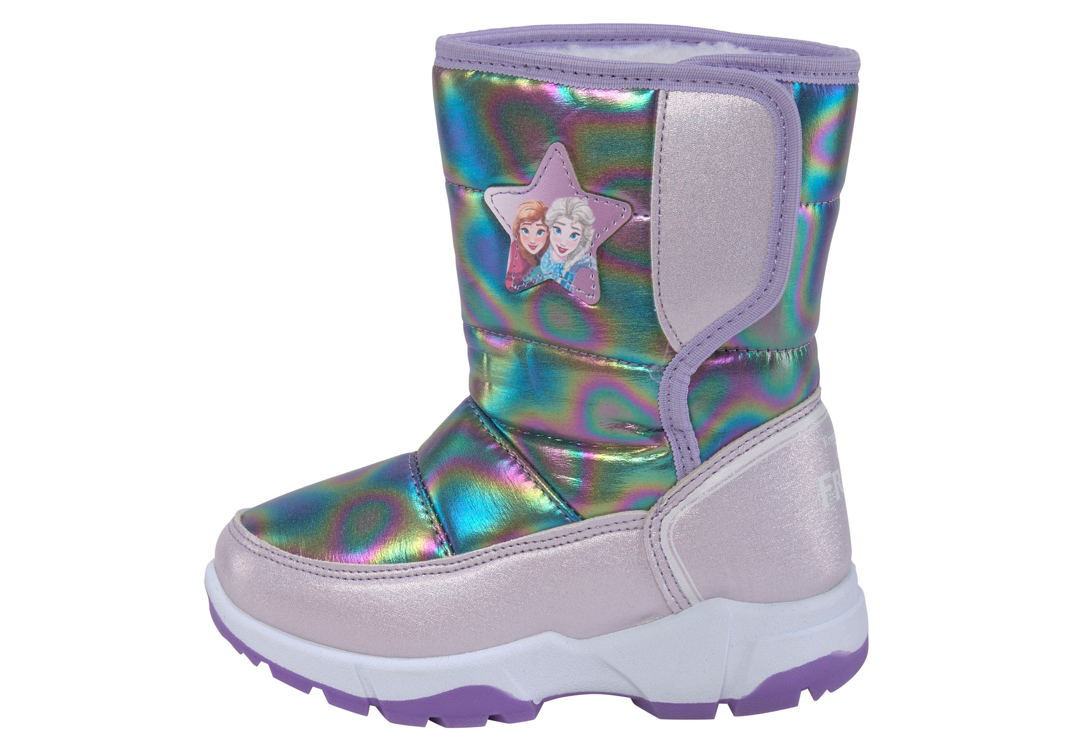 Disney Frozen Klettverschluss mit Winterboots und Warmfutter