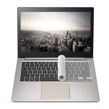 kwmobile Aufbewahrungstasche Silikon Tastaturschutz für 13" Laptop / Notebook / Ultrabook (1-tlg), Keyboard Cover - Abdeckung unbeschriftet - Matt Transparent