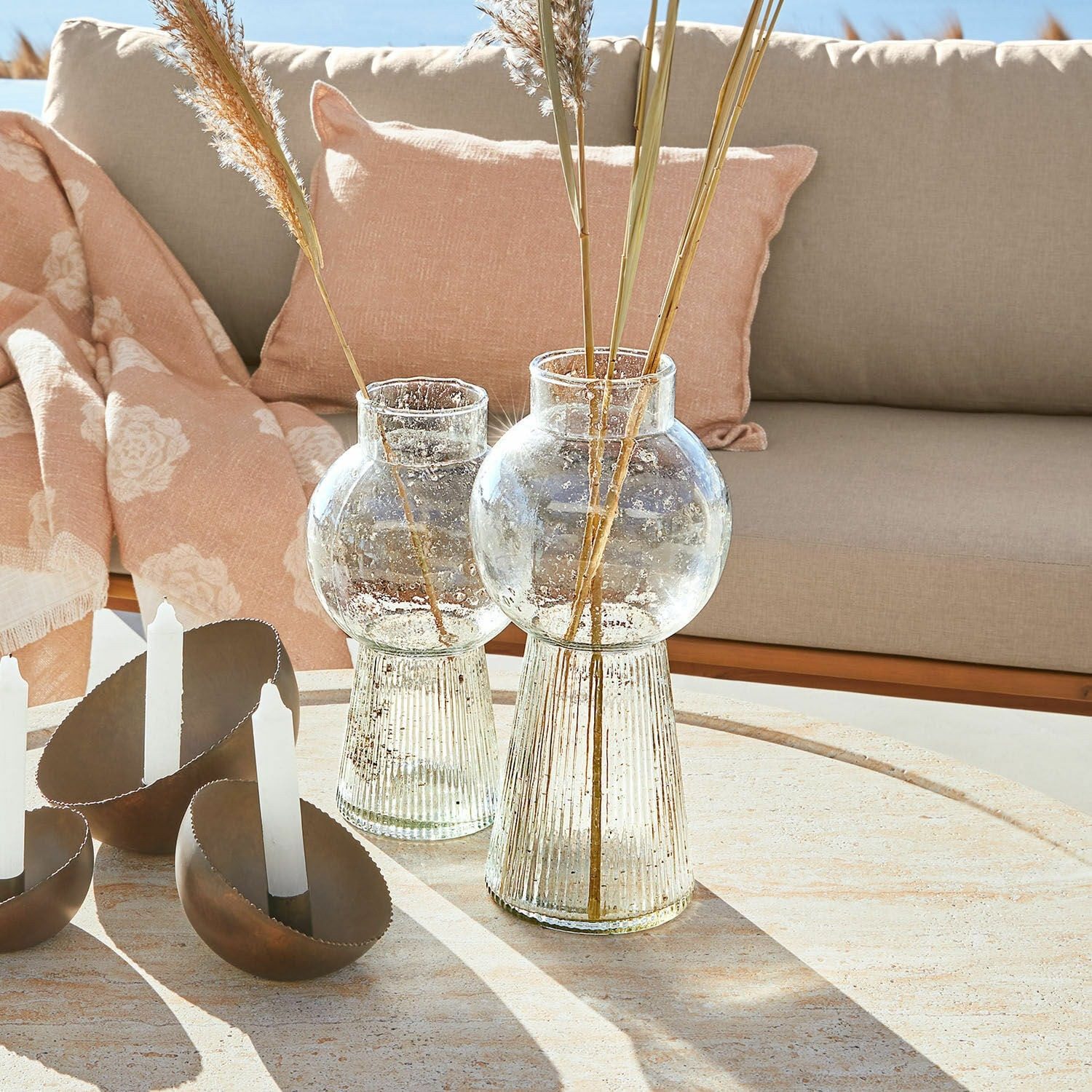 Mirabeau Tischvase Vase 2er Set Mareilou klar