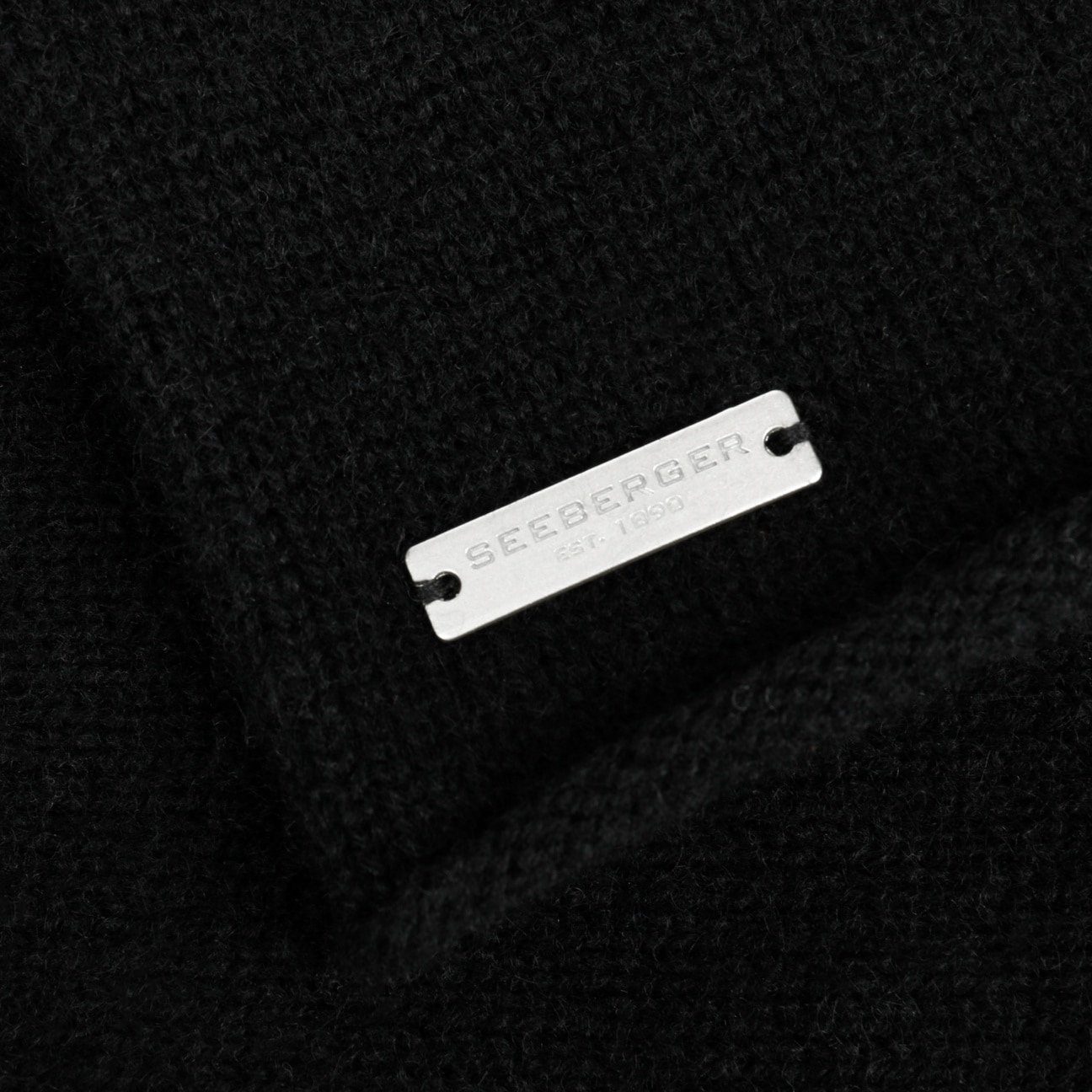 Seeberger Strickmütze (1-St) Kaschmirmütze Oversize