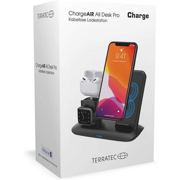 Terratec ChargeAir All Desk Pro Ladestation (für Smartphones, Apple AirPods (Gen. 1,2 u Pro) und Apple Watch)