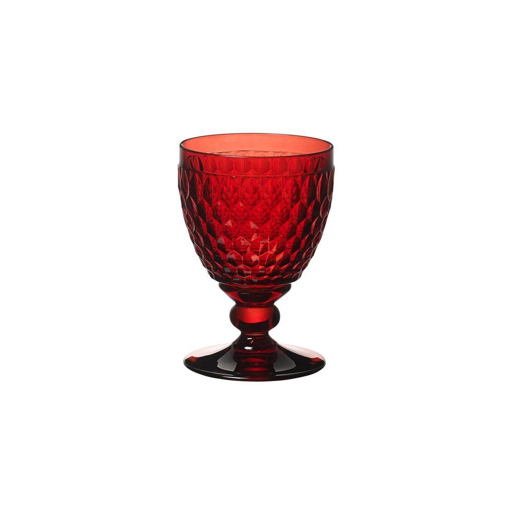 Villeroy & Boch Rotweinglas Boston Coloured Rotweinglas Rot, Glas
