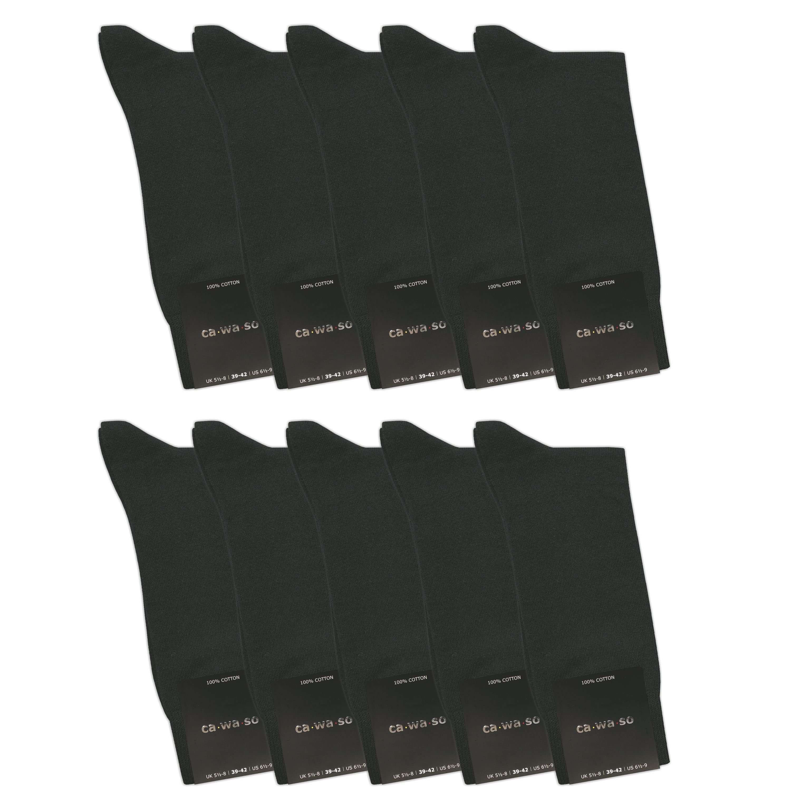 ca·wa·so Businesssocken für Herren aus 100 % Baumwolle - Reine Baumwollsock günstig online kaufen