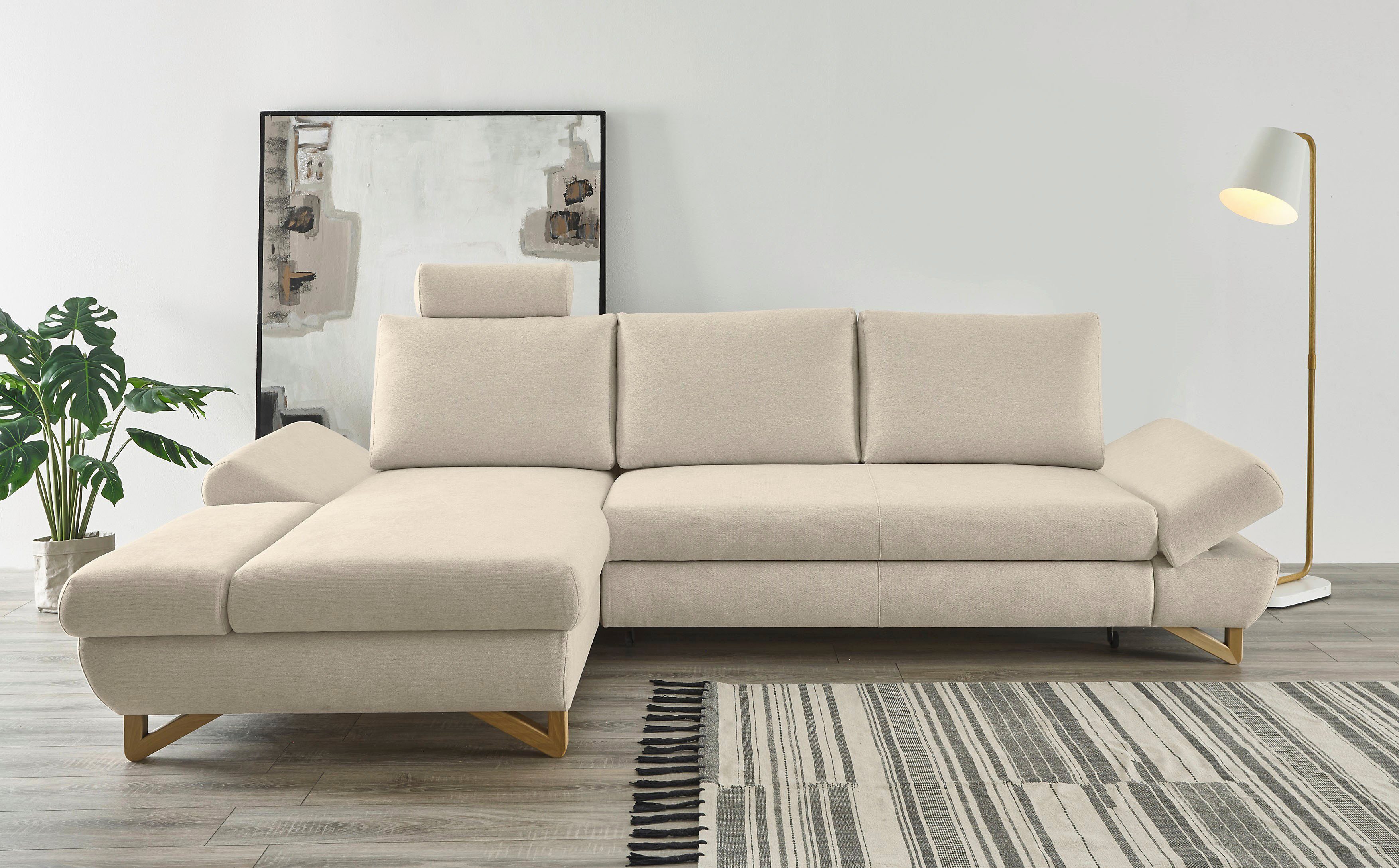INOSIGN Schlafsofa City/Giron, komfortable Bettfunktion (Liegefläche günstig online kaufen