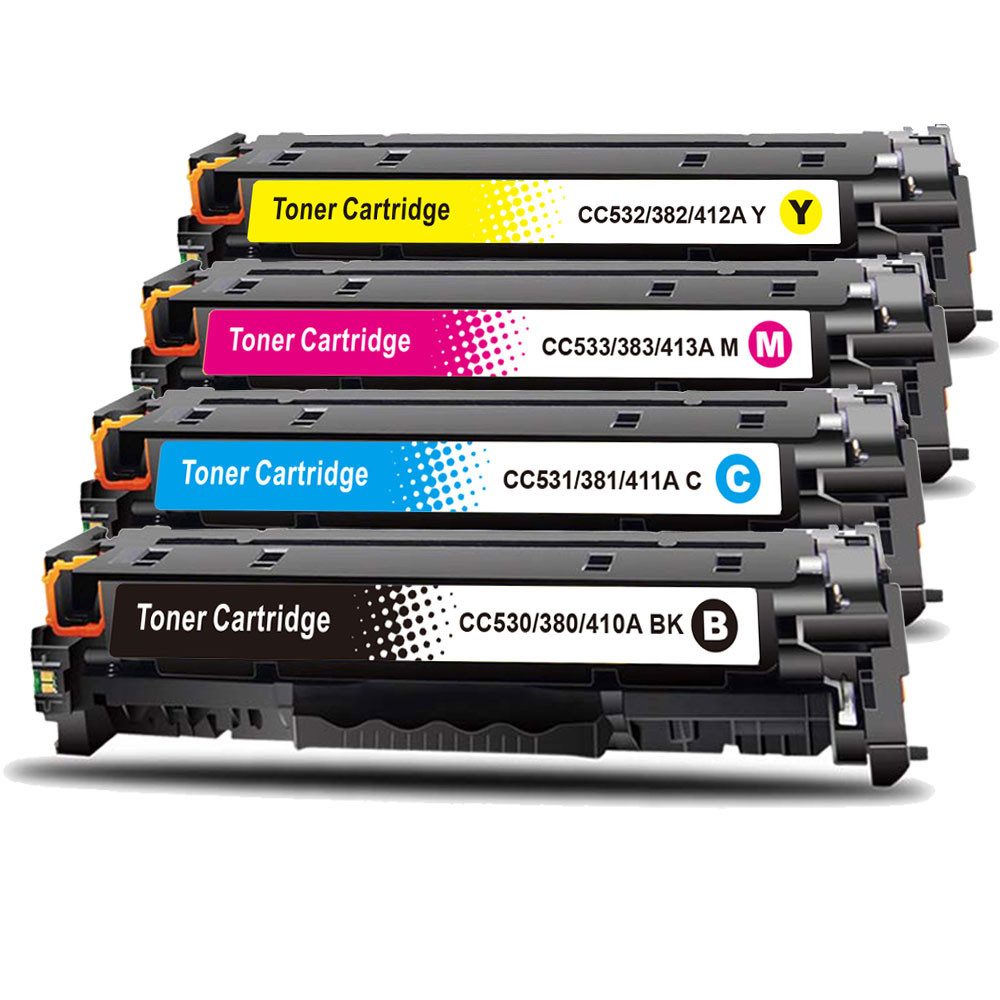 Tonerkartusche Gigao Toner-Set kompatibel für HP LaserJet Pro 300 color MFP M375nw, (Kompatibel für HP LaserJet Pro 300 color MFP M 375 nw 305X, 305A), dw