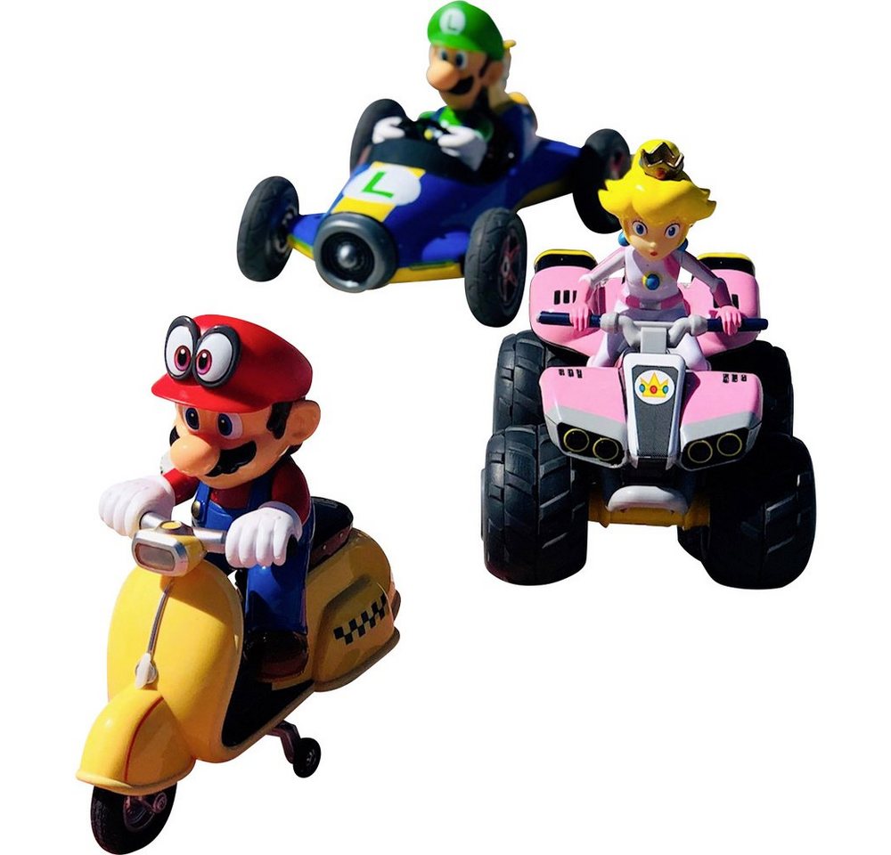 Thumbnail - CARRERA RC RC-Auto Carrera RC 370181067 Mario Kart Mach 8, Luigi 1:18 RC Einsteiger Model
