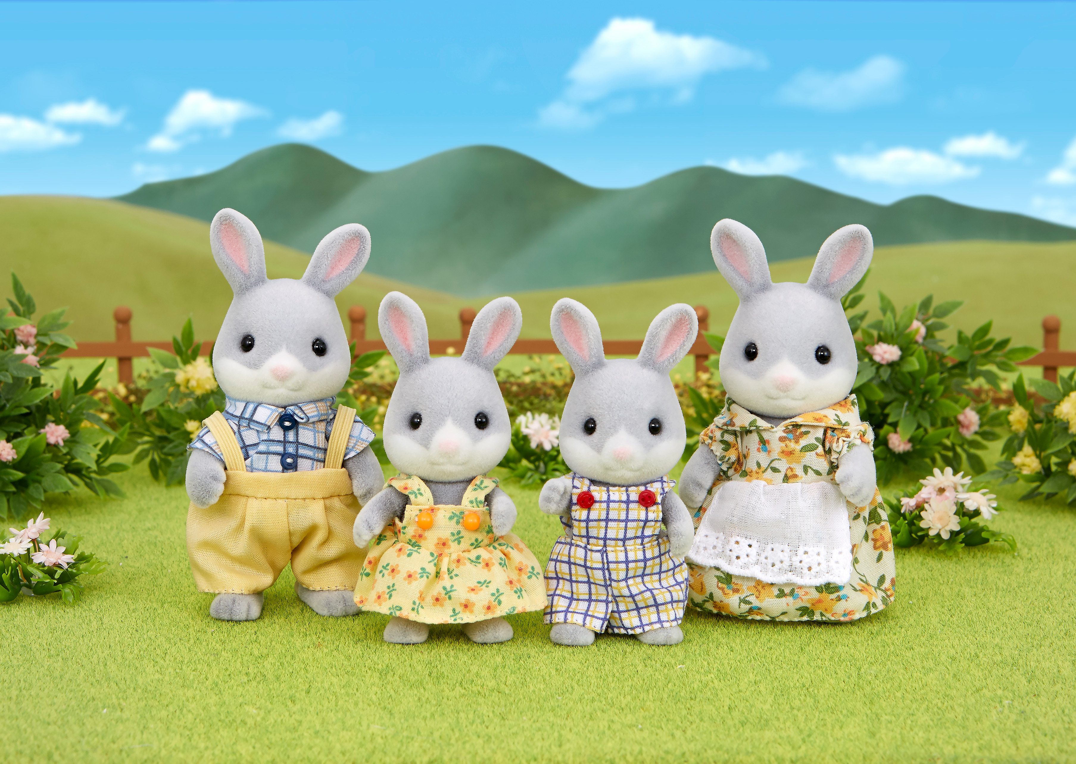 Sylvanian Families Spielfigur Waldkaninchen Familie (4030)
