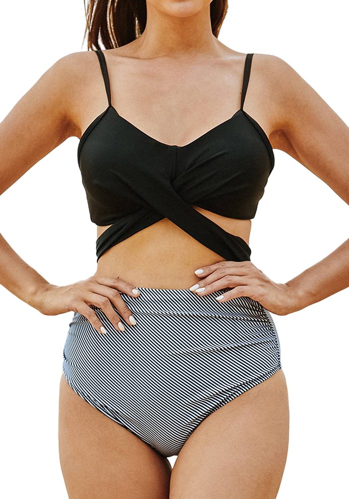 Lovolotti Push-Up-Bikini Damen Highwaist BIKINI SET-202239 günstig online kaufen