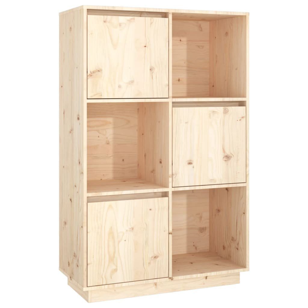 furnicato Highboard 74x35x117 cm Massivholz Kiefer günstig online kaufen