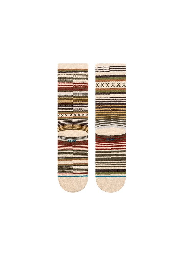 Stance Socken Tagessocke Crew Curren Staple hellbraun/bunt - 1 Paar günstig online kaufen