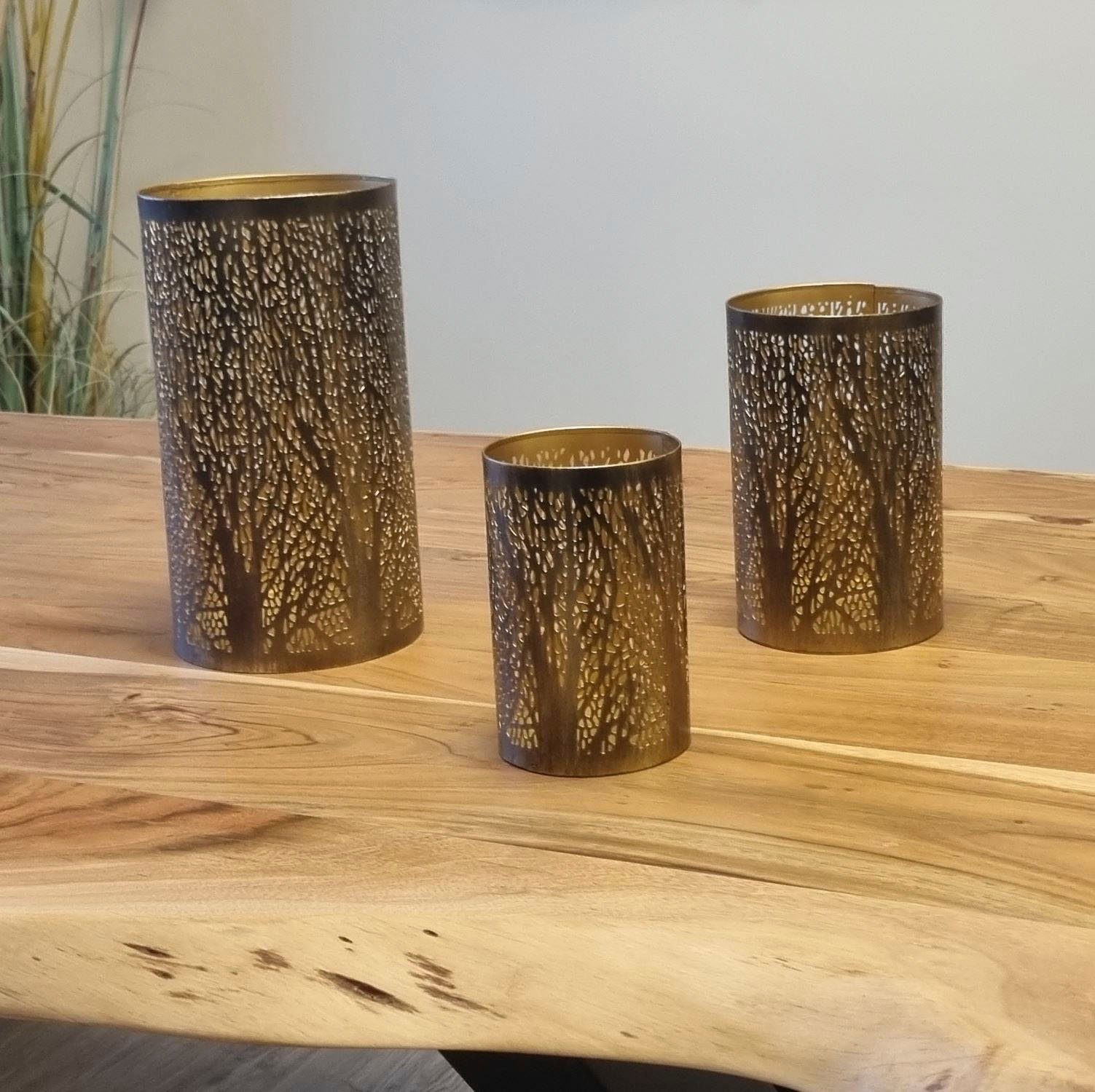 Ambiente Haus Kerzenlaterne Laterne Walddesign - günstig online kaufen